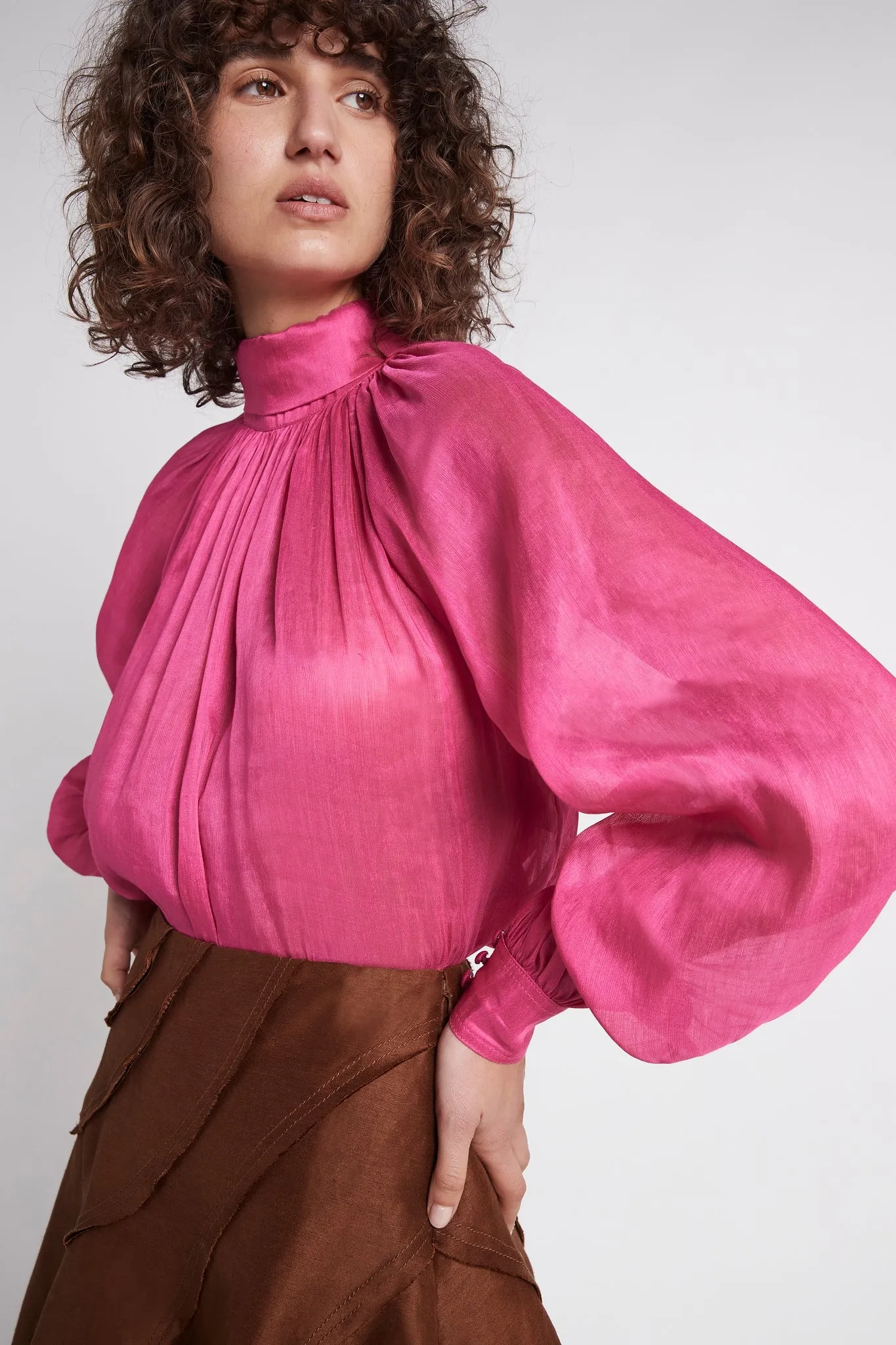 Admiration Bow Back Blouse sold by Aje