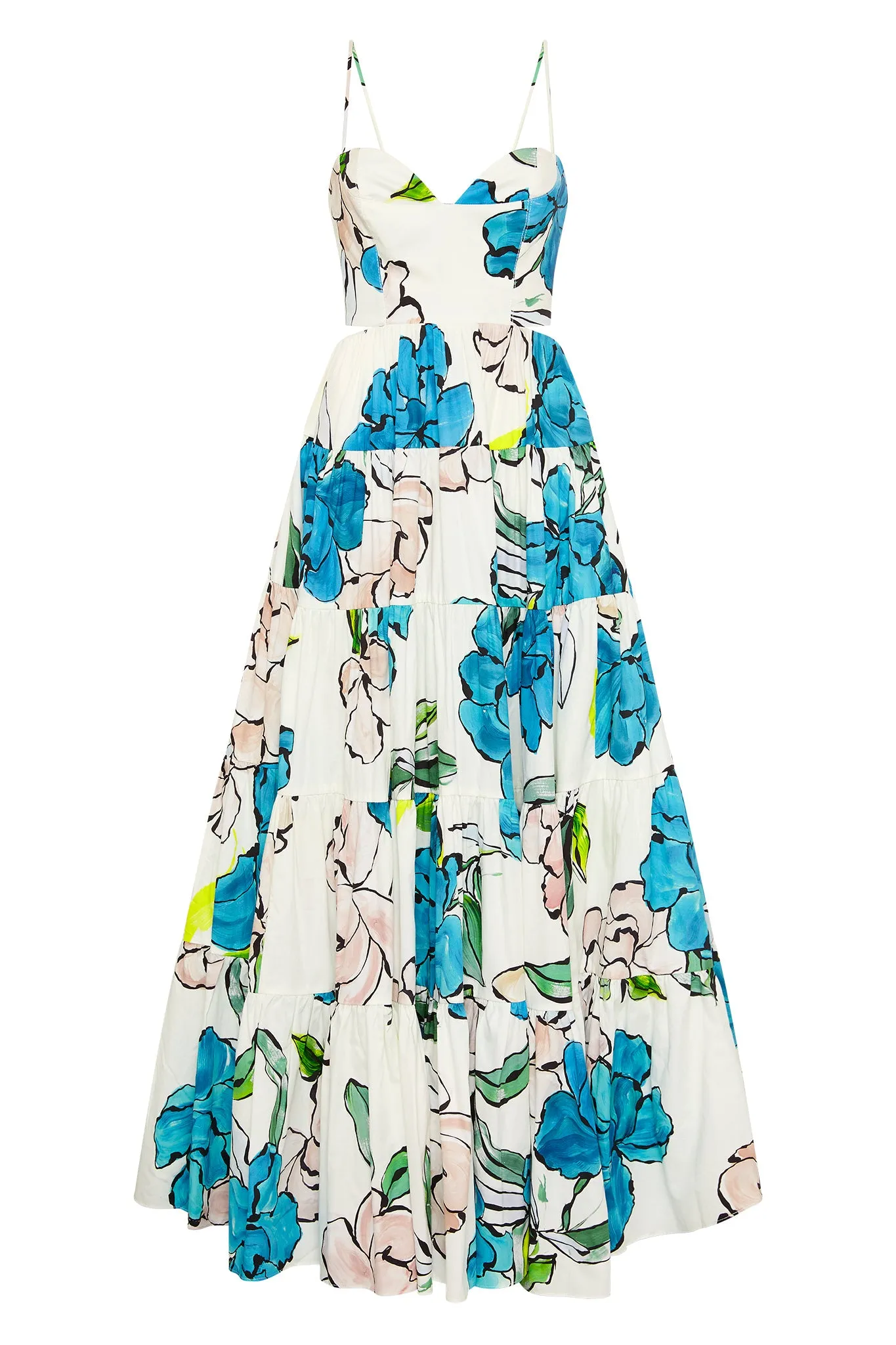 Botanical Tiered Maxi Dress sold by Aje product image thumbnail 2
