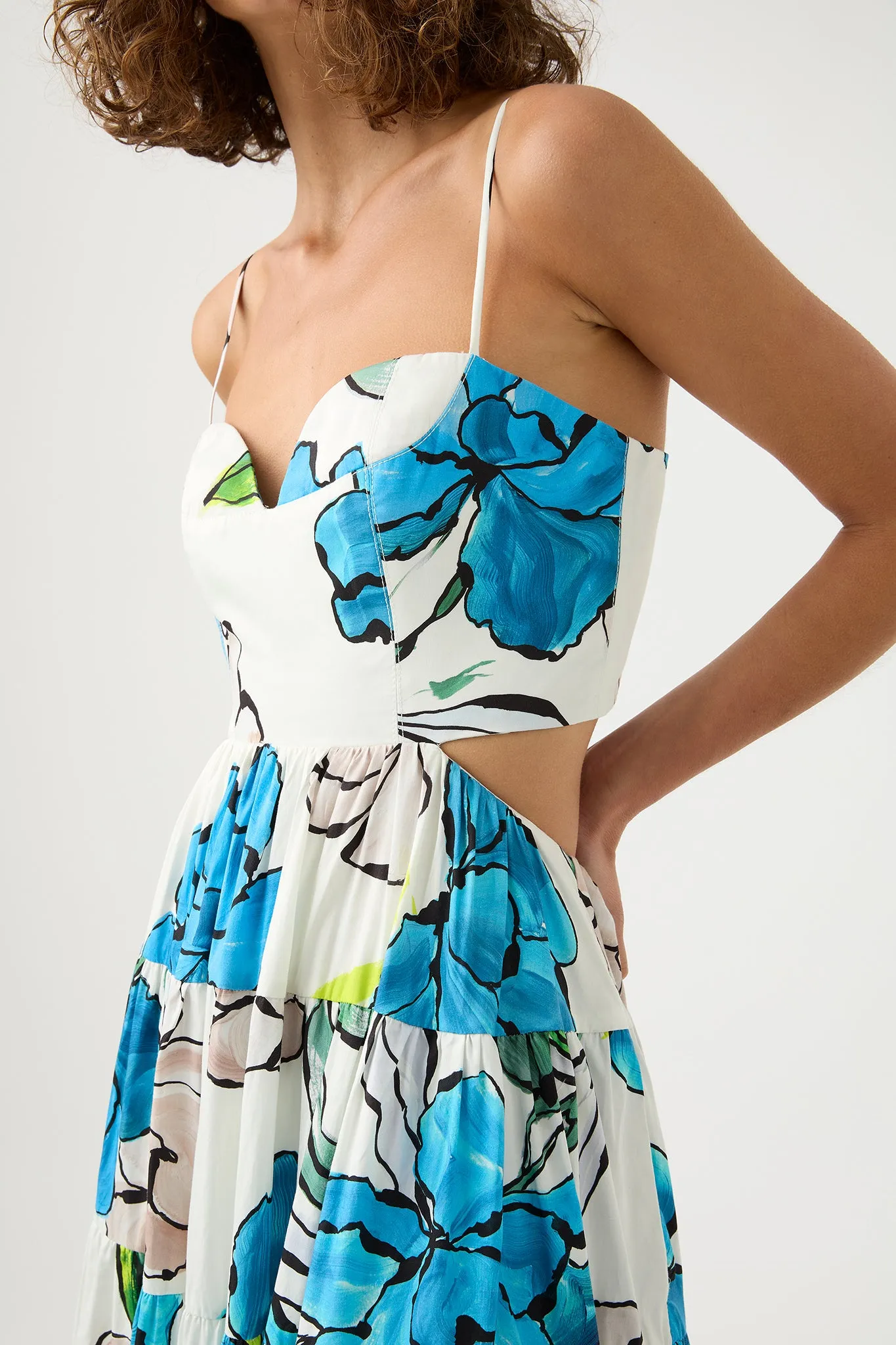 Botanical Tiered Maxi Dress sold by Aje product image thumbnail 4
