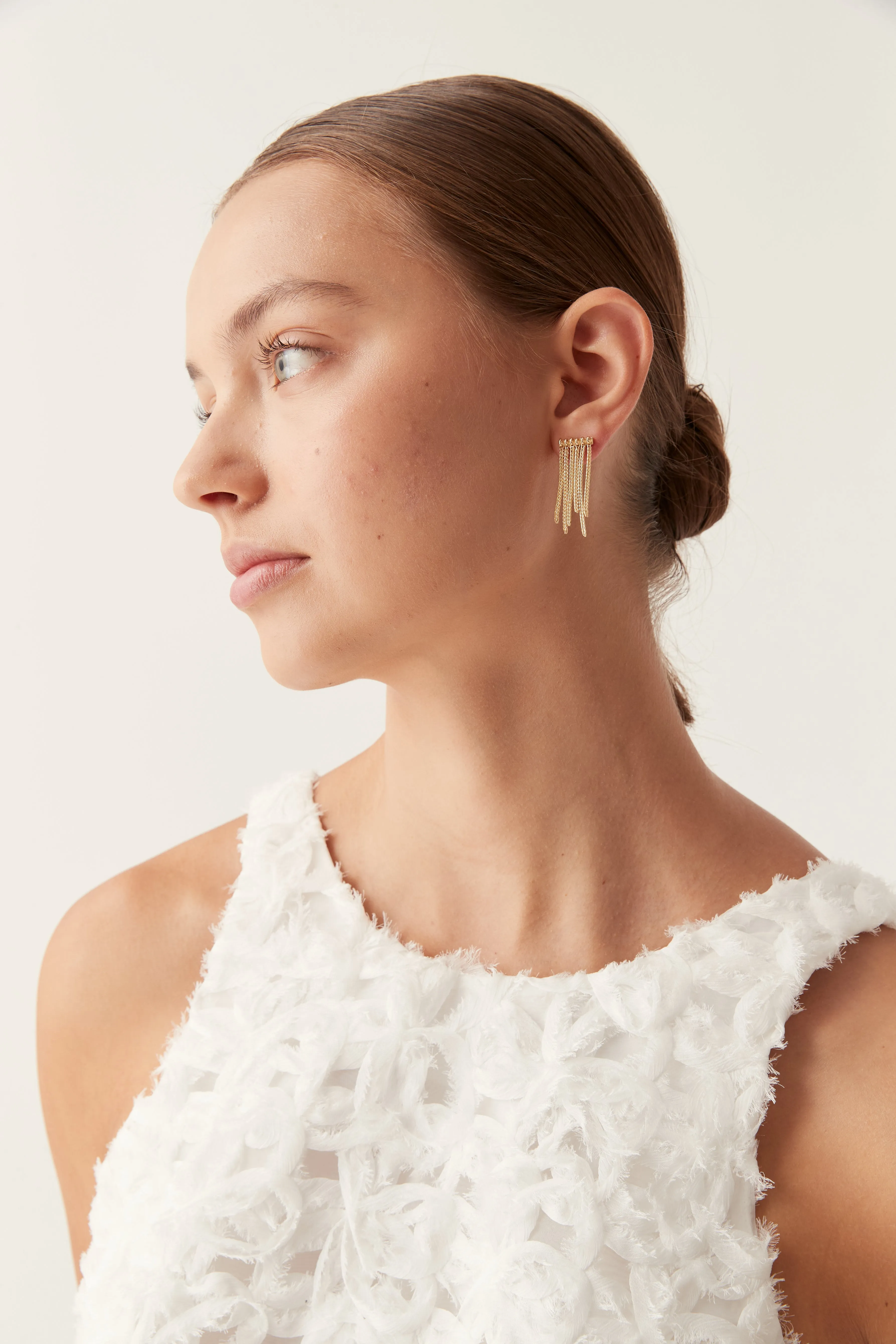 Chevron Drop Chain Earring sold by Aje product image thumbnail 2