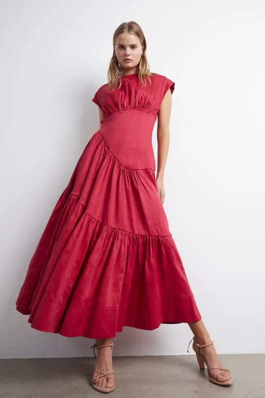 Euphoria Reflection Midi Dress made by Aje