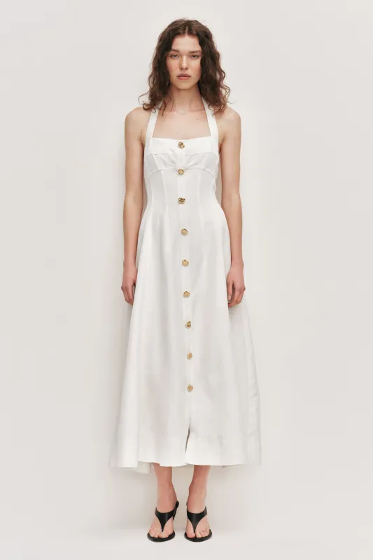 Monroe Halter Midi Dress made by Aje