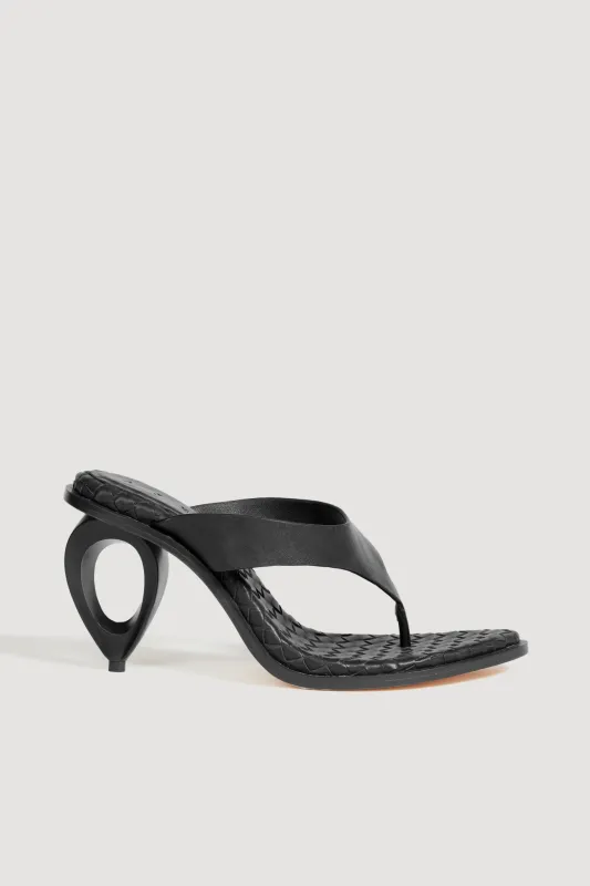 Eternal Sculptural Heel Sandal made by Aje