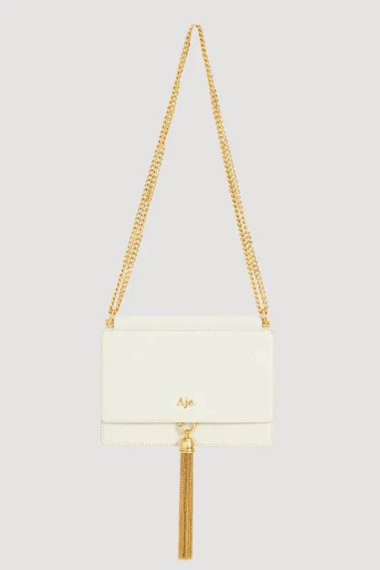 Celia Croc Emboss Clutch made by Aje