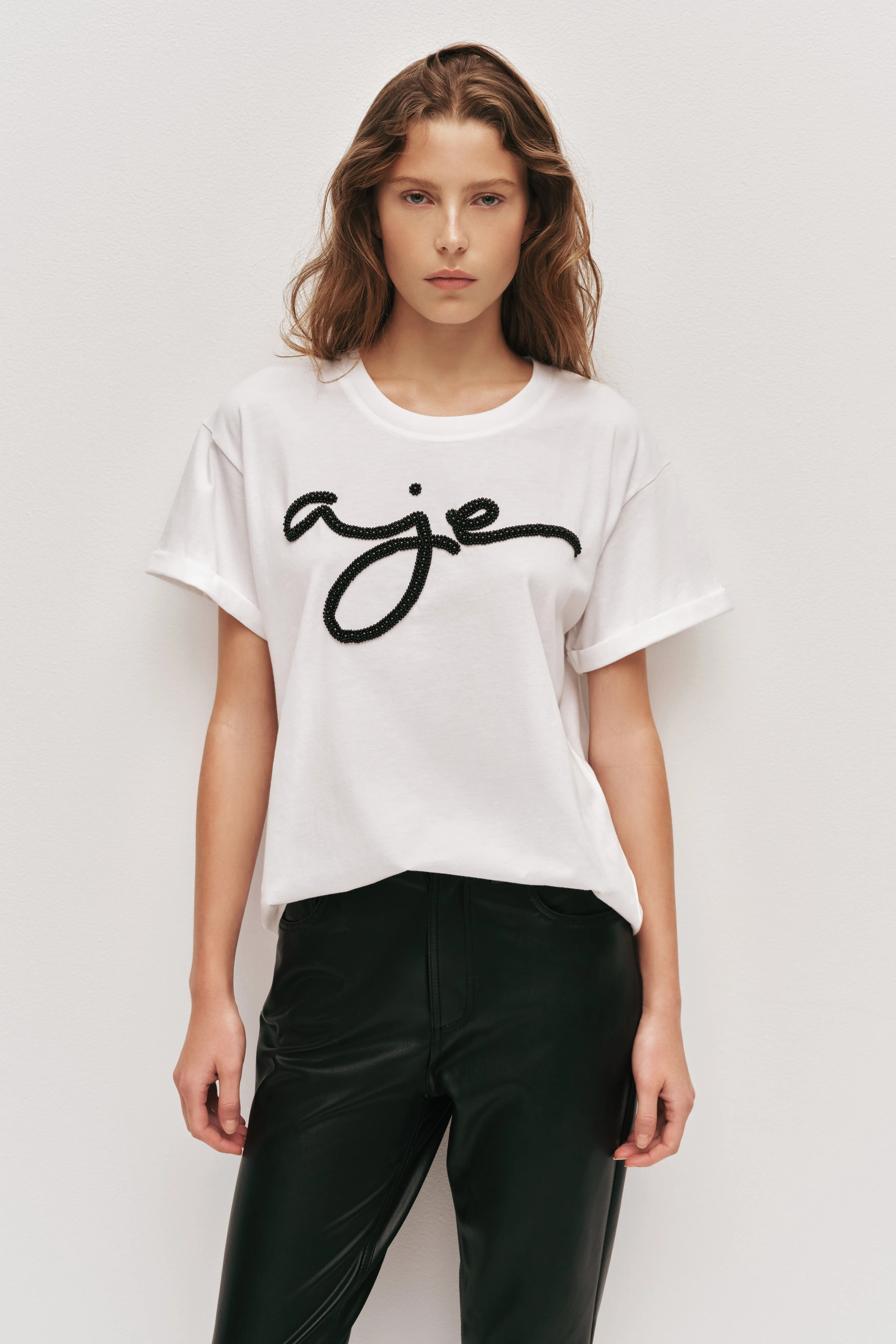 Leonora Logo Tee sold by Aje product image thumbnail 3