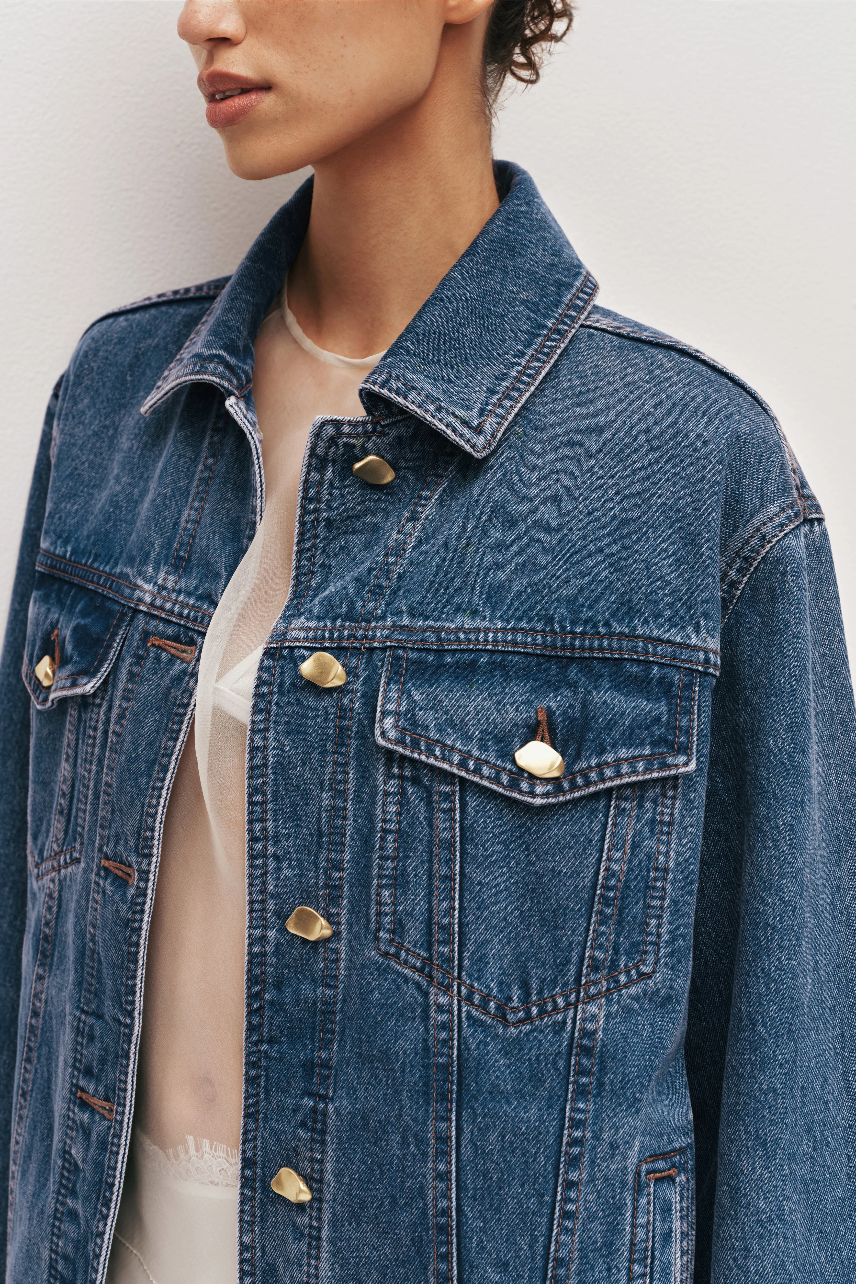 Aradia Oversized Denim Jacket sold by Aje product image thumbnail 4