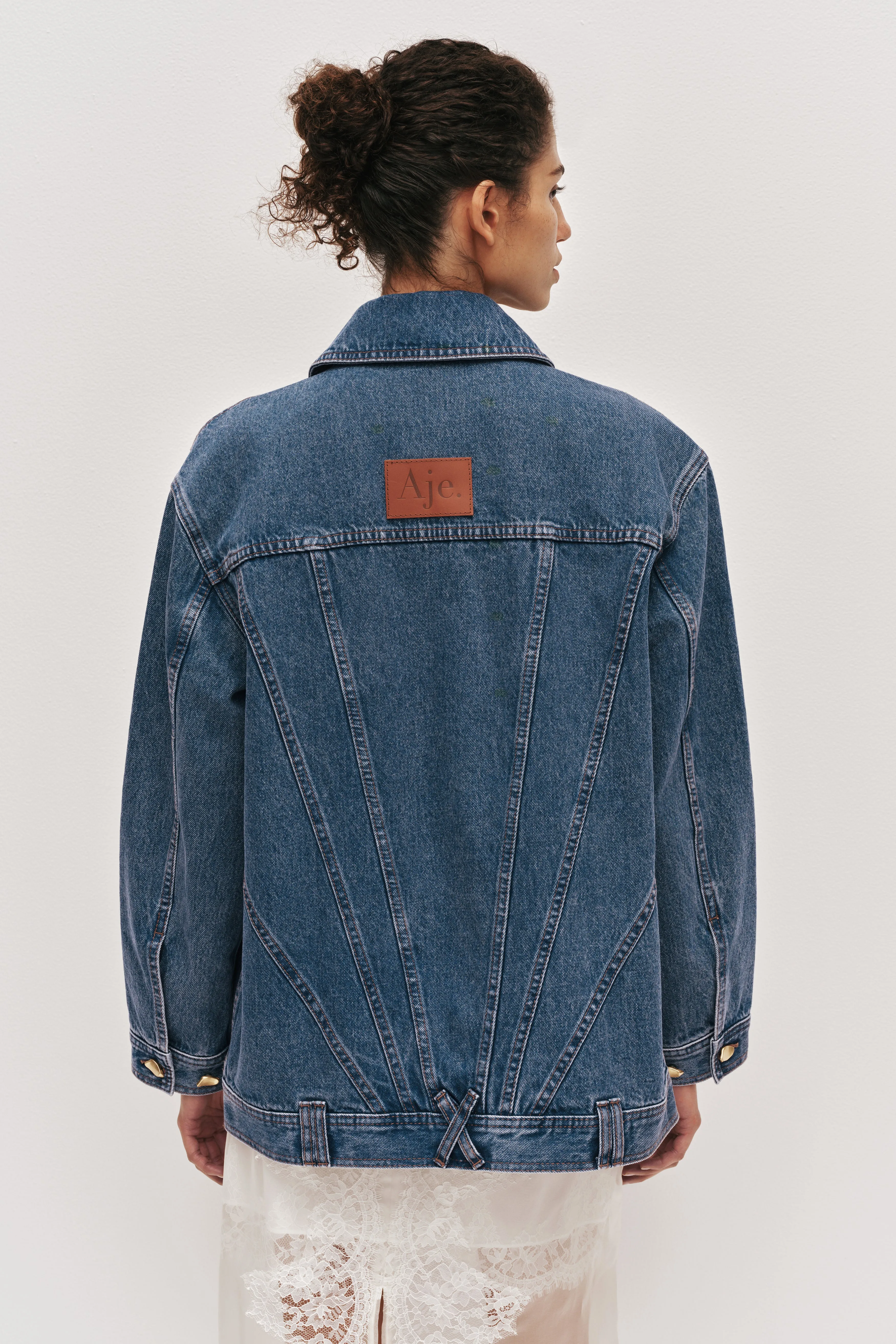 Aradia Oversized Denim Jacket sold by Aje product image thumbnail 5