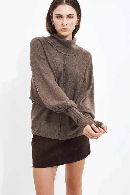 Alma Cowl Neck Jumper made by Aje