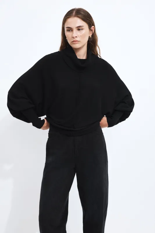 Alma Cowl Neck Jumper made by Aje