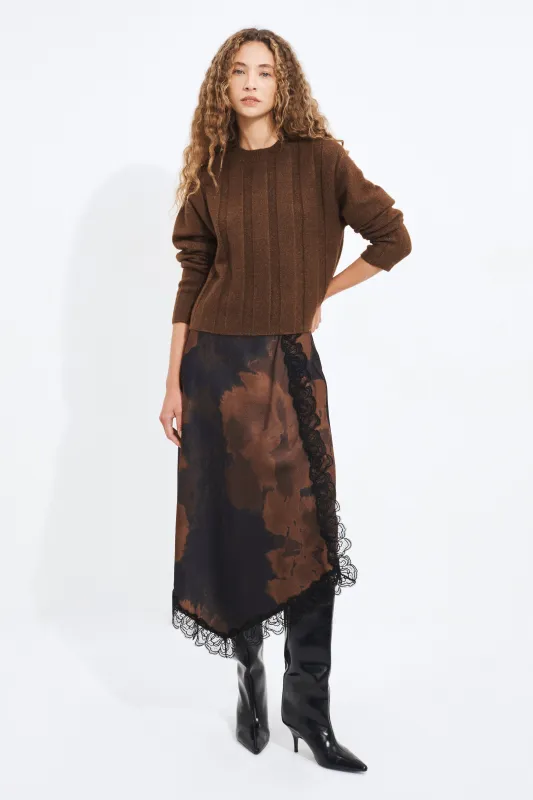 Hazel Lace Skirt made by Aje