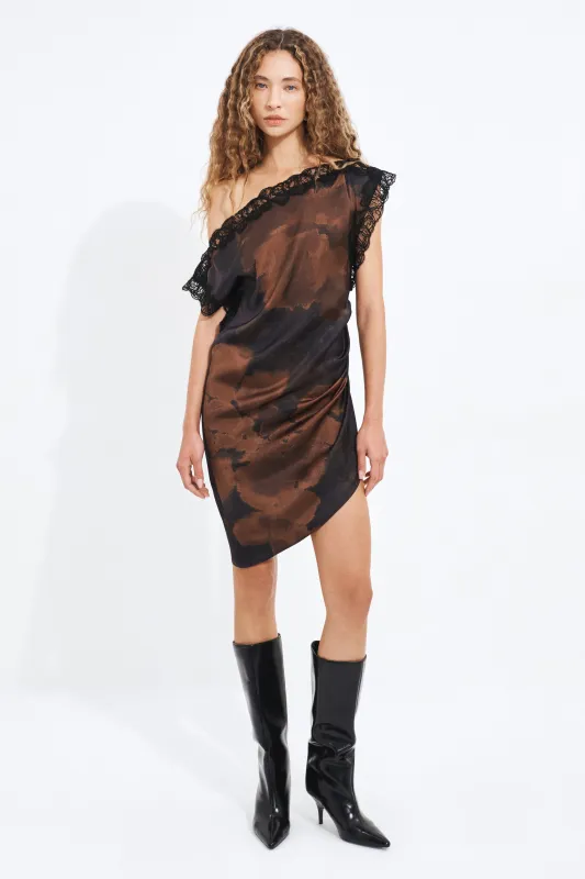 Hazel Lace Mini Dress made by Aje