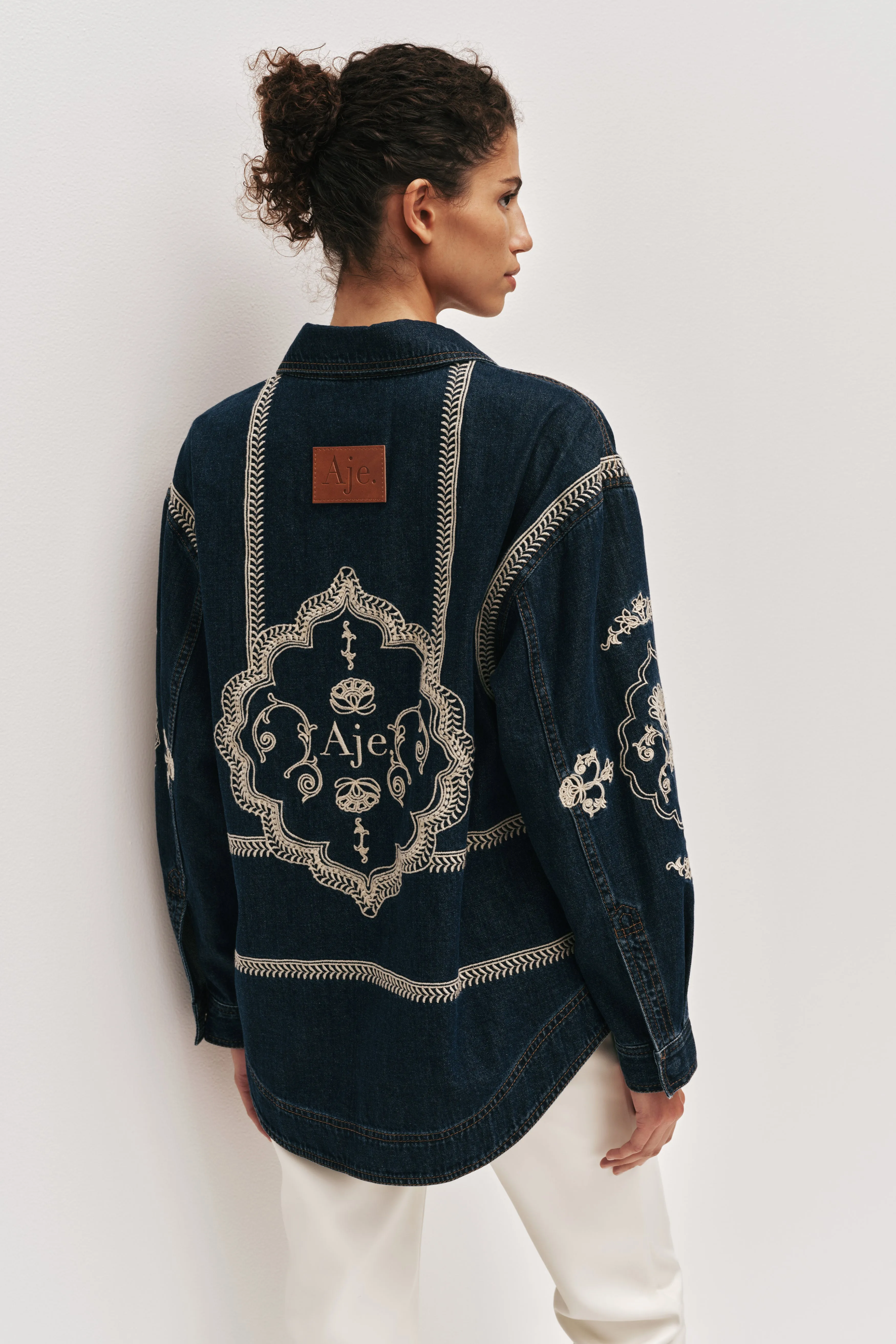 Lotus Denim Shirt sold by Aje product image thumbnail 5