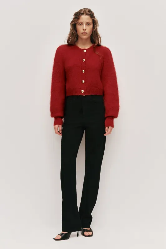 Renee Fluffy Cardigan made by Aje