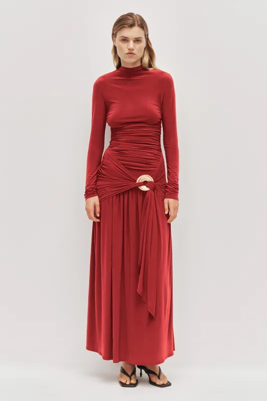 Selah Jersey Maxi Dress made by Aje