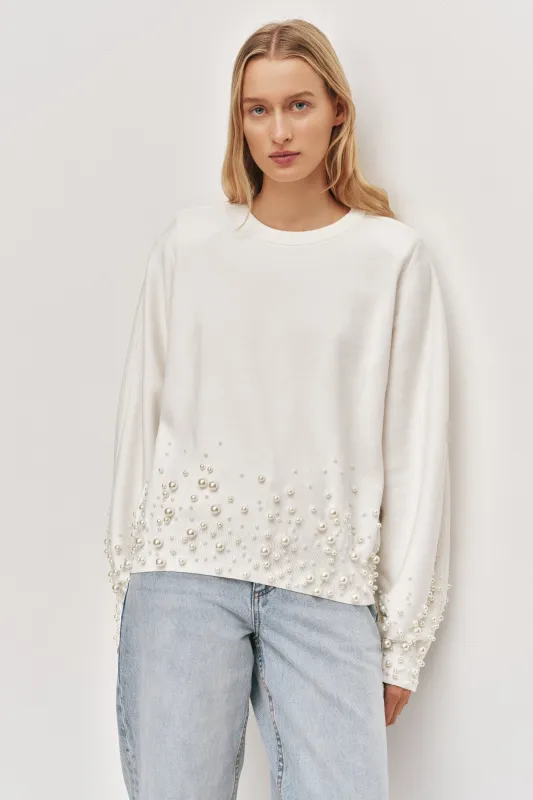 Marlene Pearl Jumper made by Aje