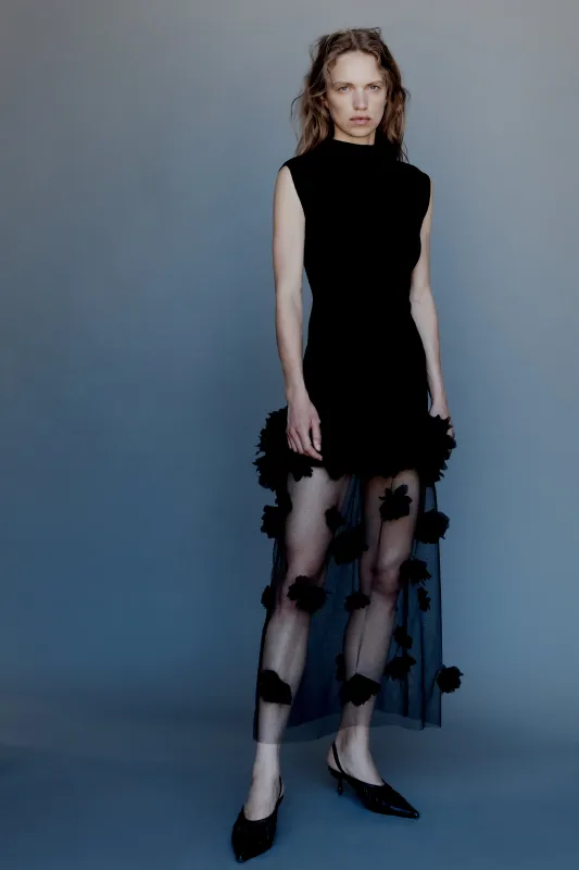 Fleura Knit Midi Dress made by Aje