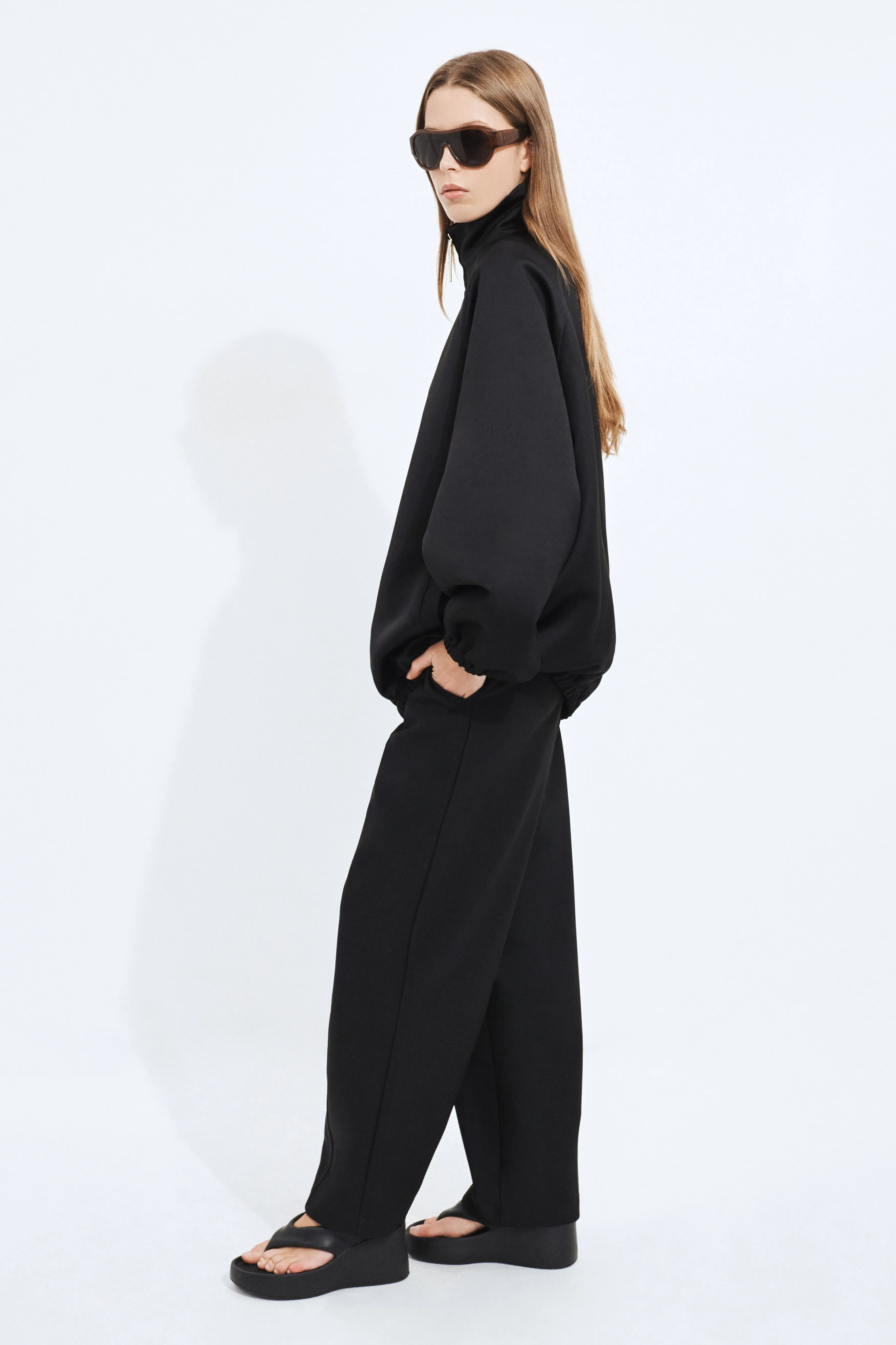 Longline Satin Bomber sold by Aje product image thumbnail 4