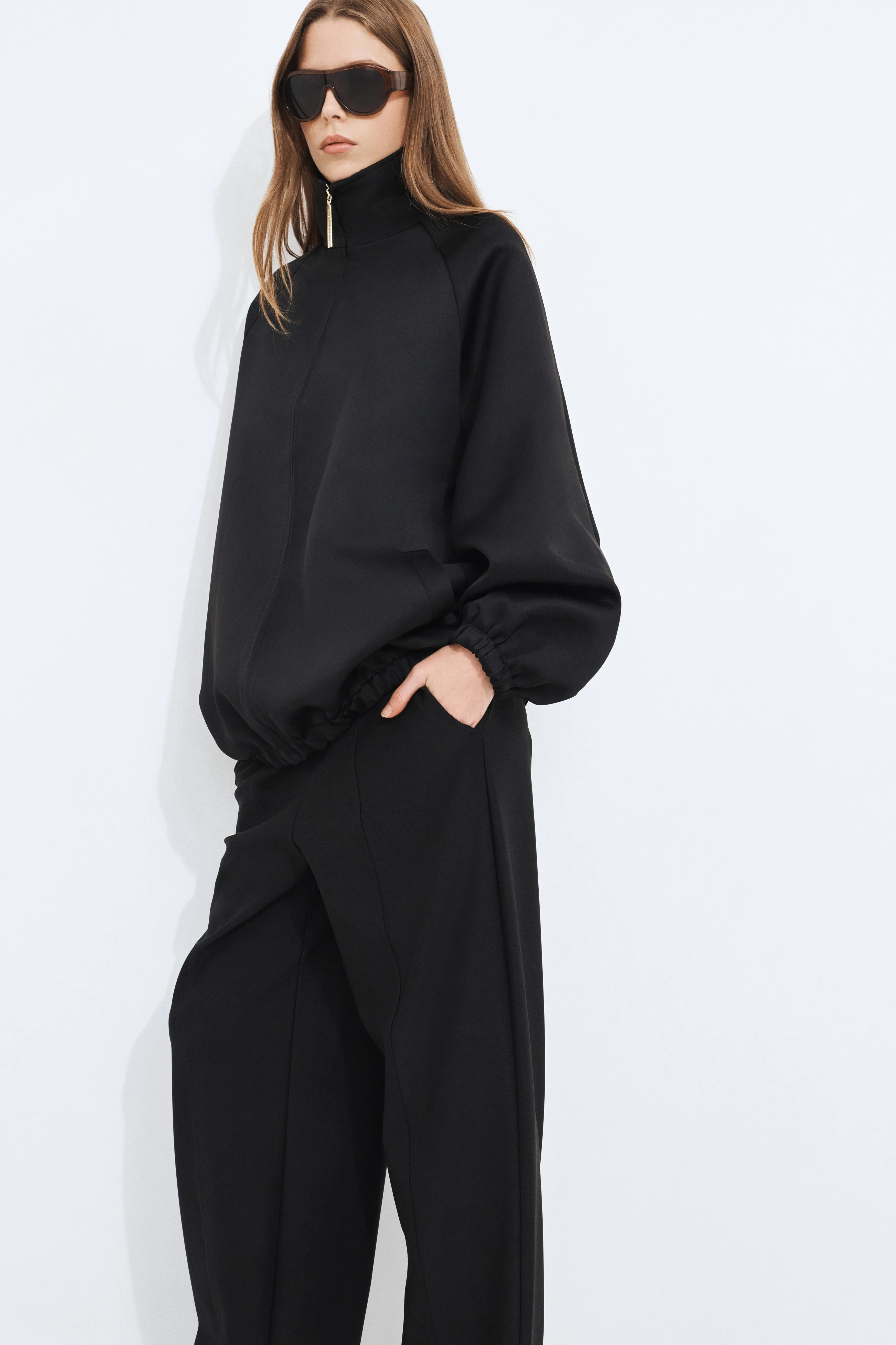 Longline Satin Bomber sold by Aje product image thumbnail 3