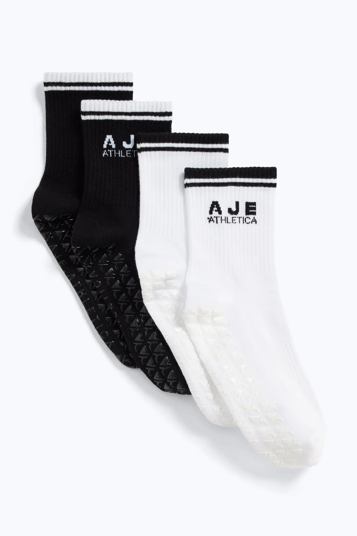 2 Pack Logo Crew Grip Socks sold by Aje