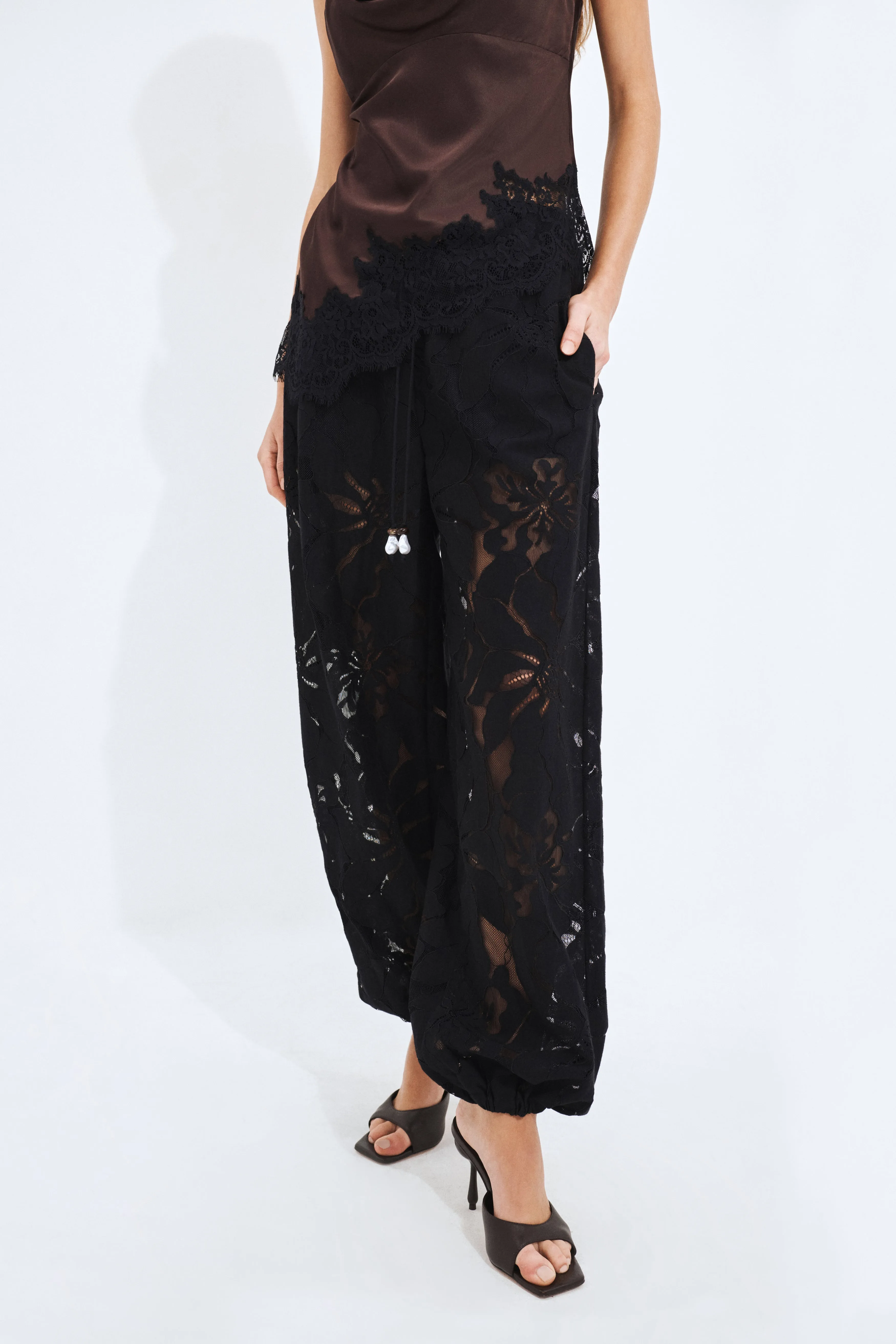 Izzy Lace Harem Pant sold by Aje product image thumbnail 3