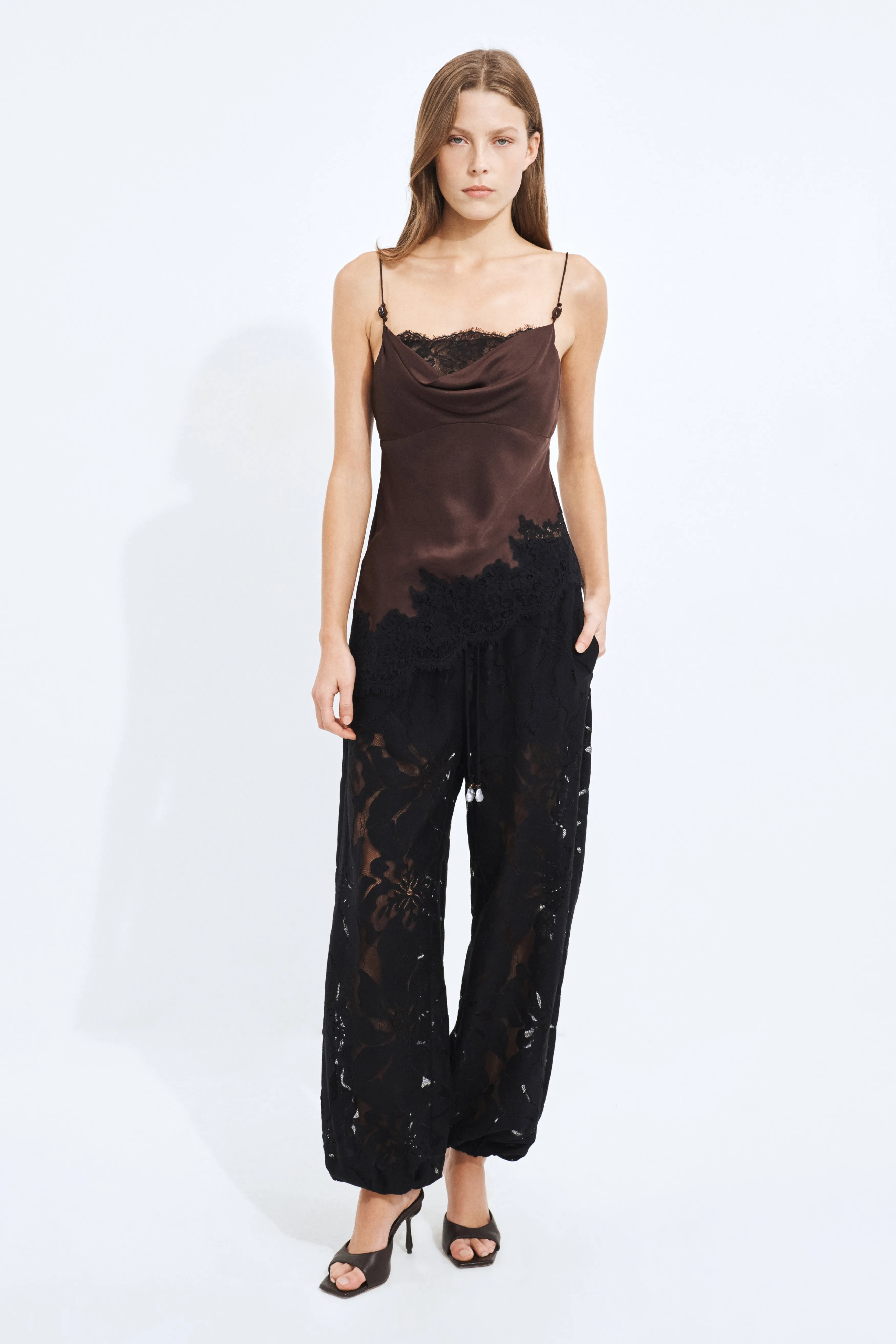 Izzy Lace Harem Pant sold by Aje