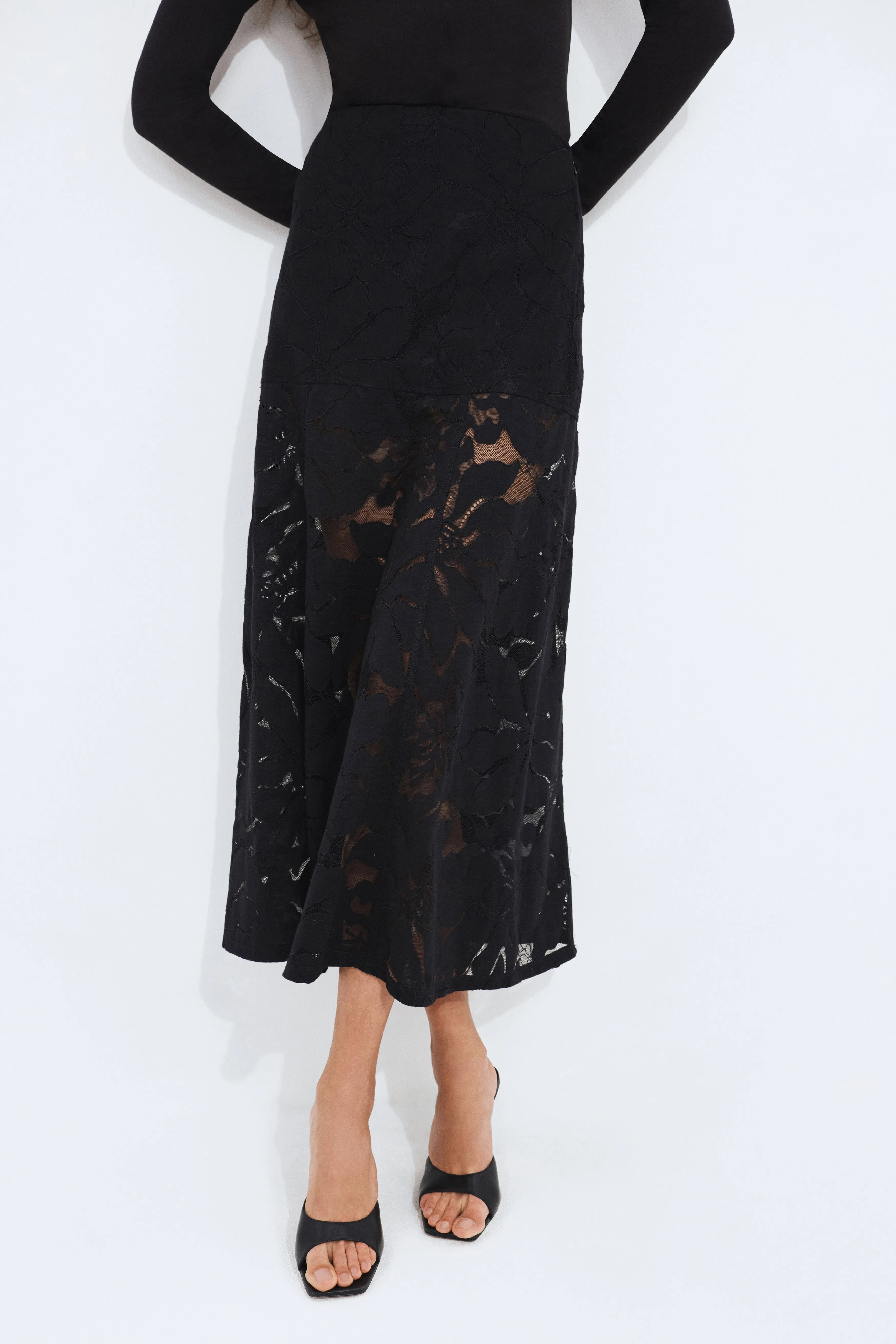 Izzy Lace Midi Skirt sold by Aje product image thumbnail 3