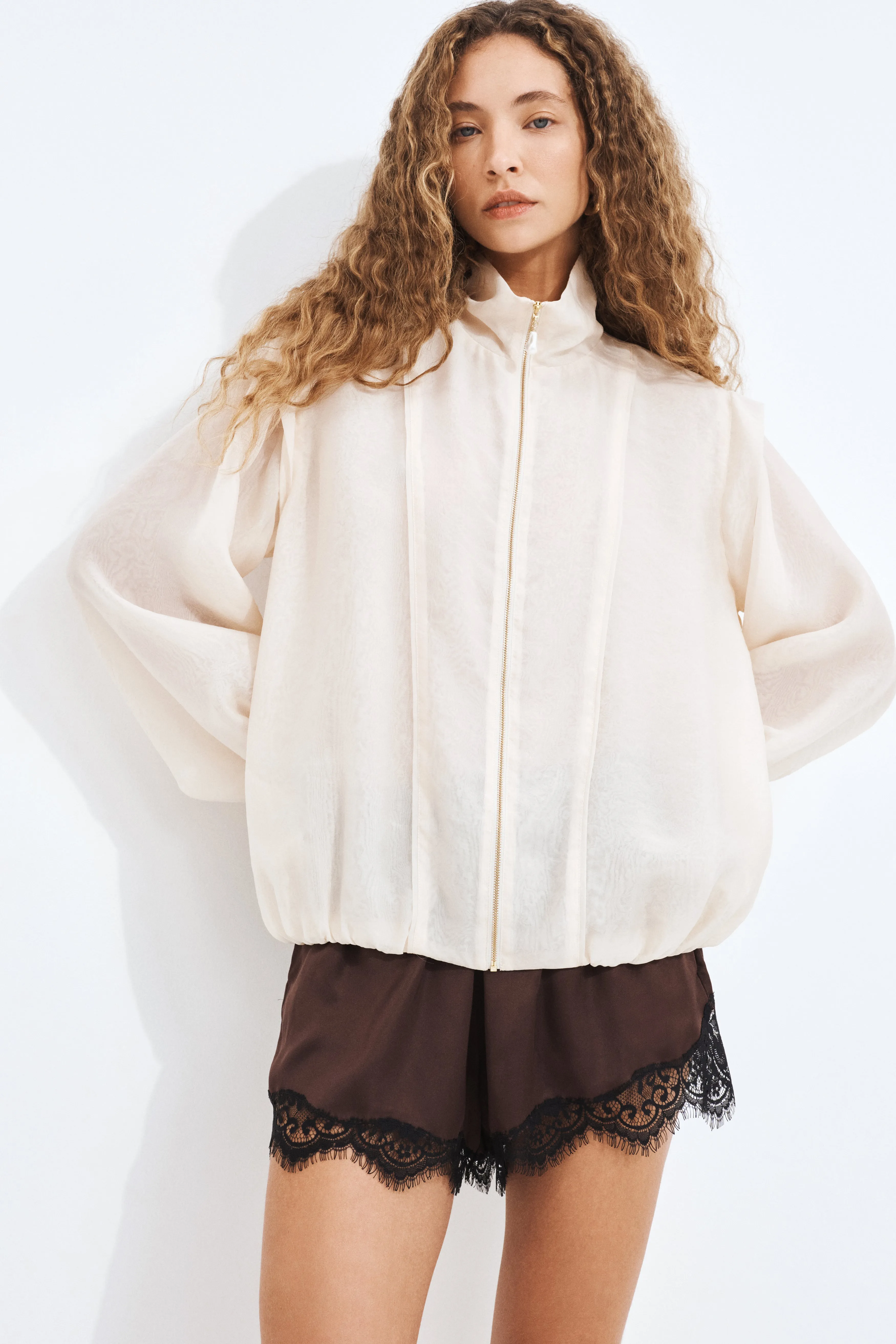 Paige Organza Bomber sold by Aje