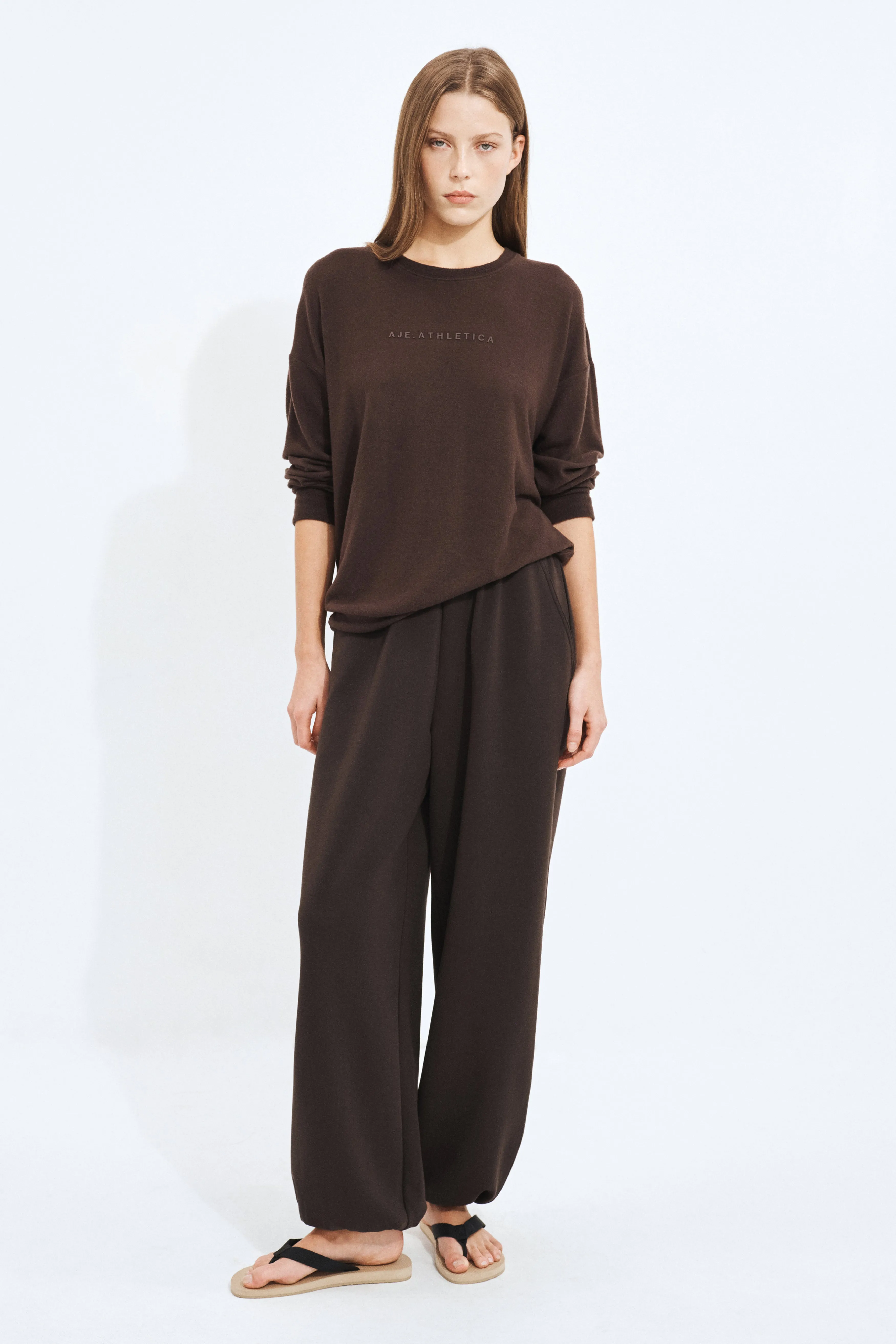 Textured Long Sleeve Tee sold by Aje product image thumbnail 3
