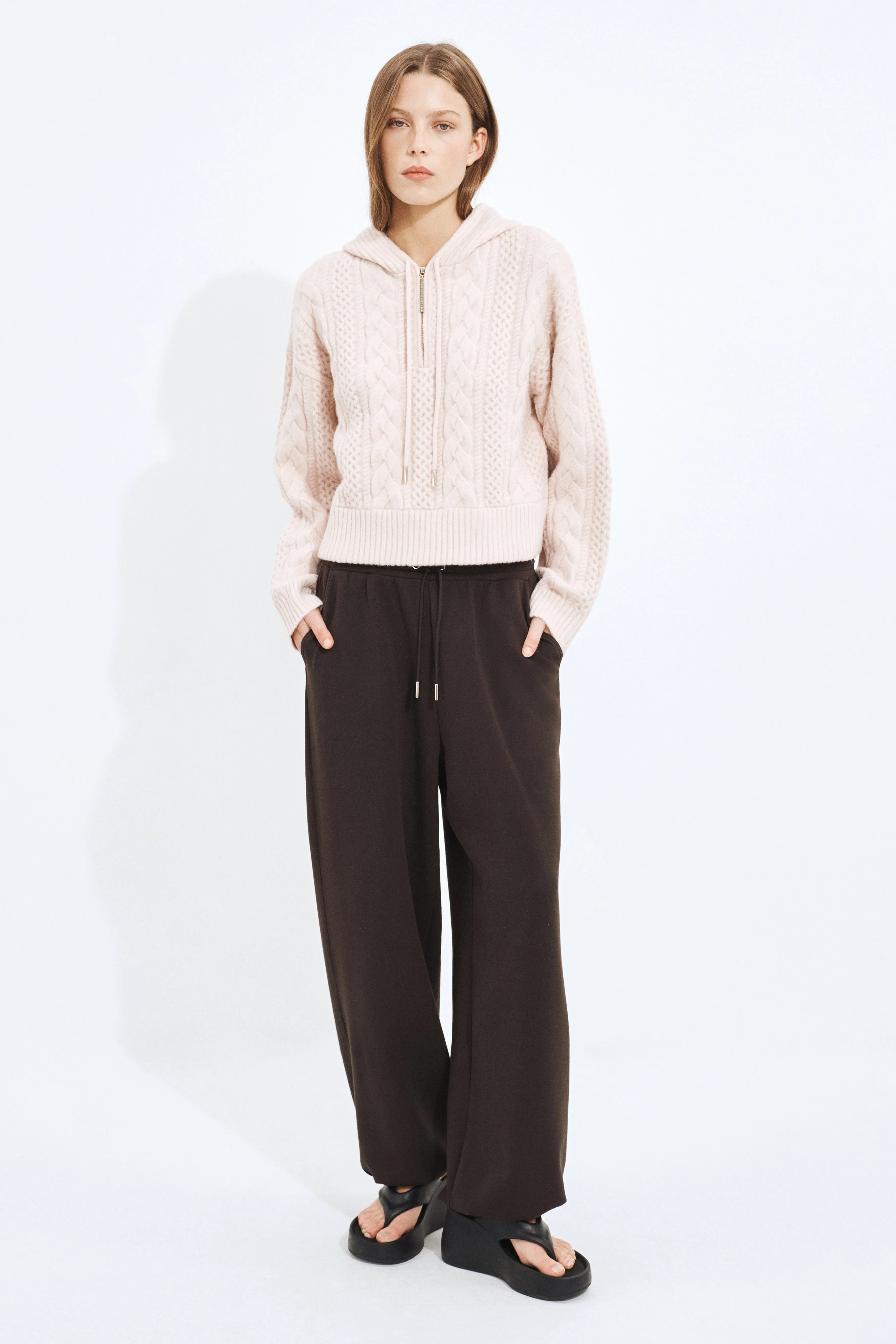 Cable Knit Hoodie sold by Aje product image thumbnail 2