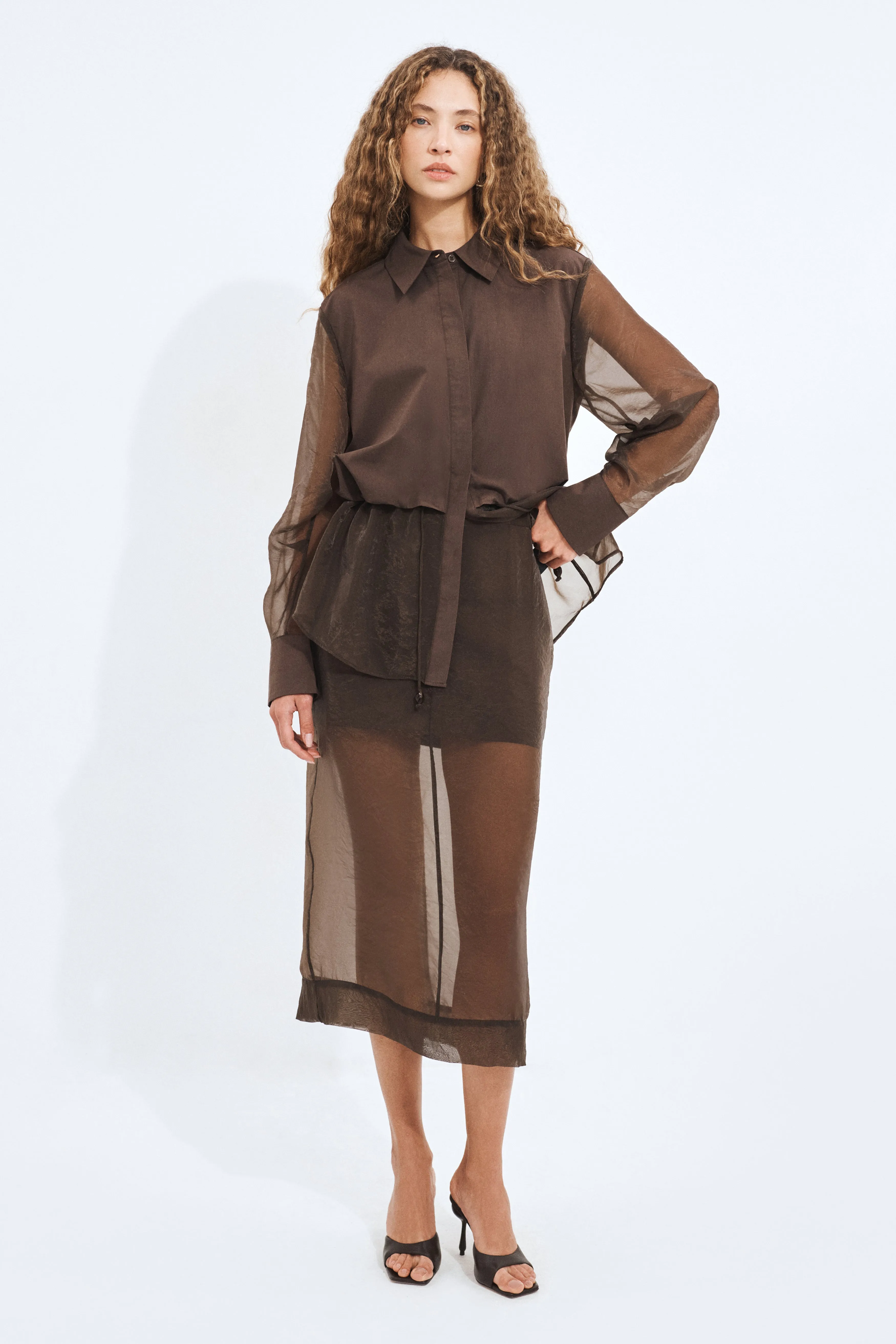Paige Organza Shirt sold by Aje product image thumbnail 3