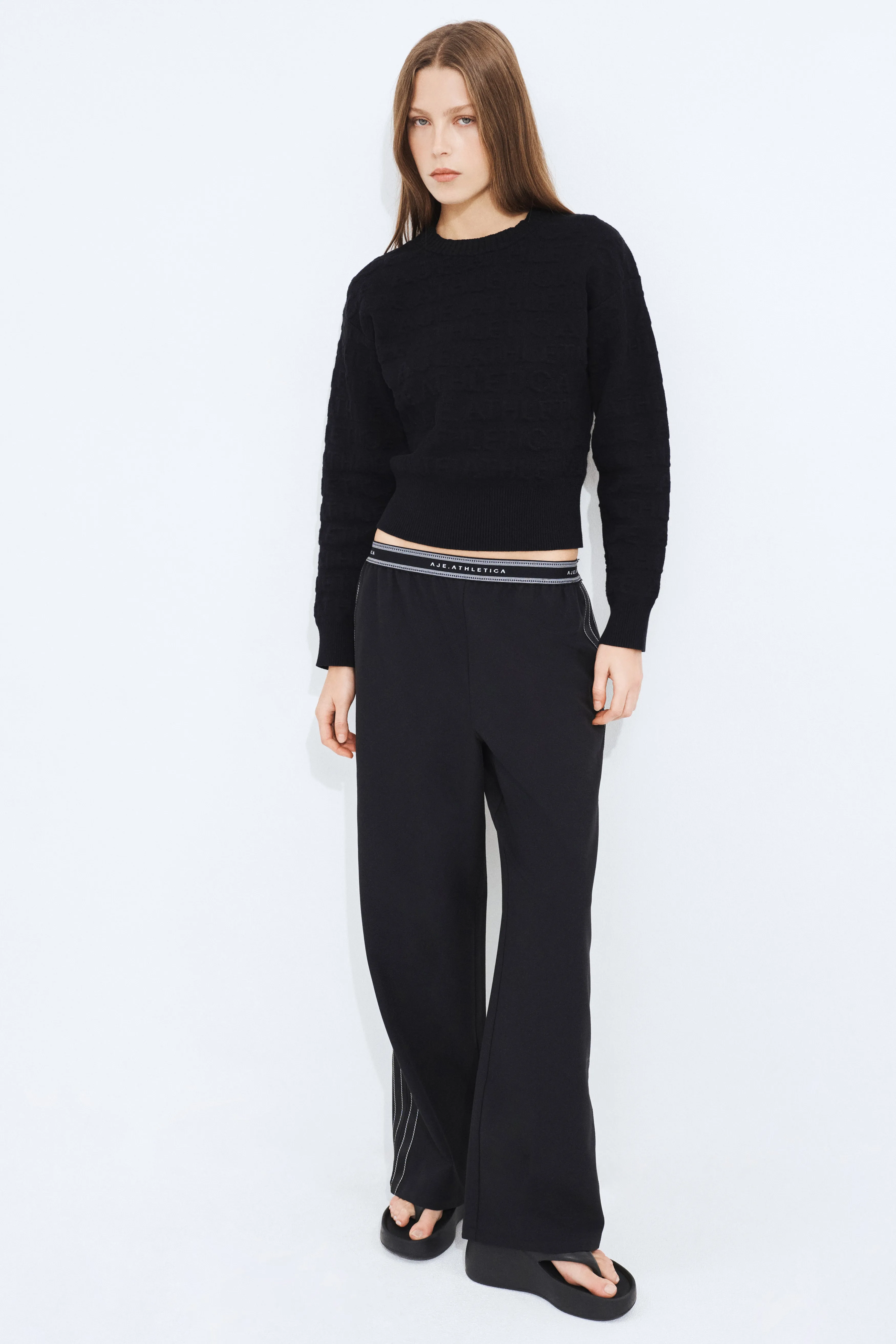 Logo Knit Jumper sold by Aje product image thumbnail 3
