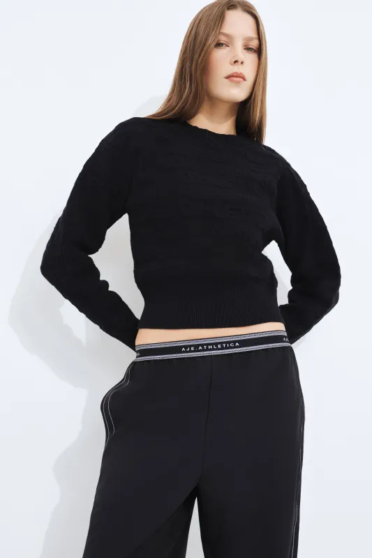 Logo Knit Jumper made by Aje