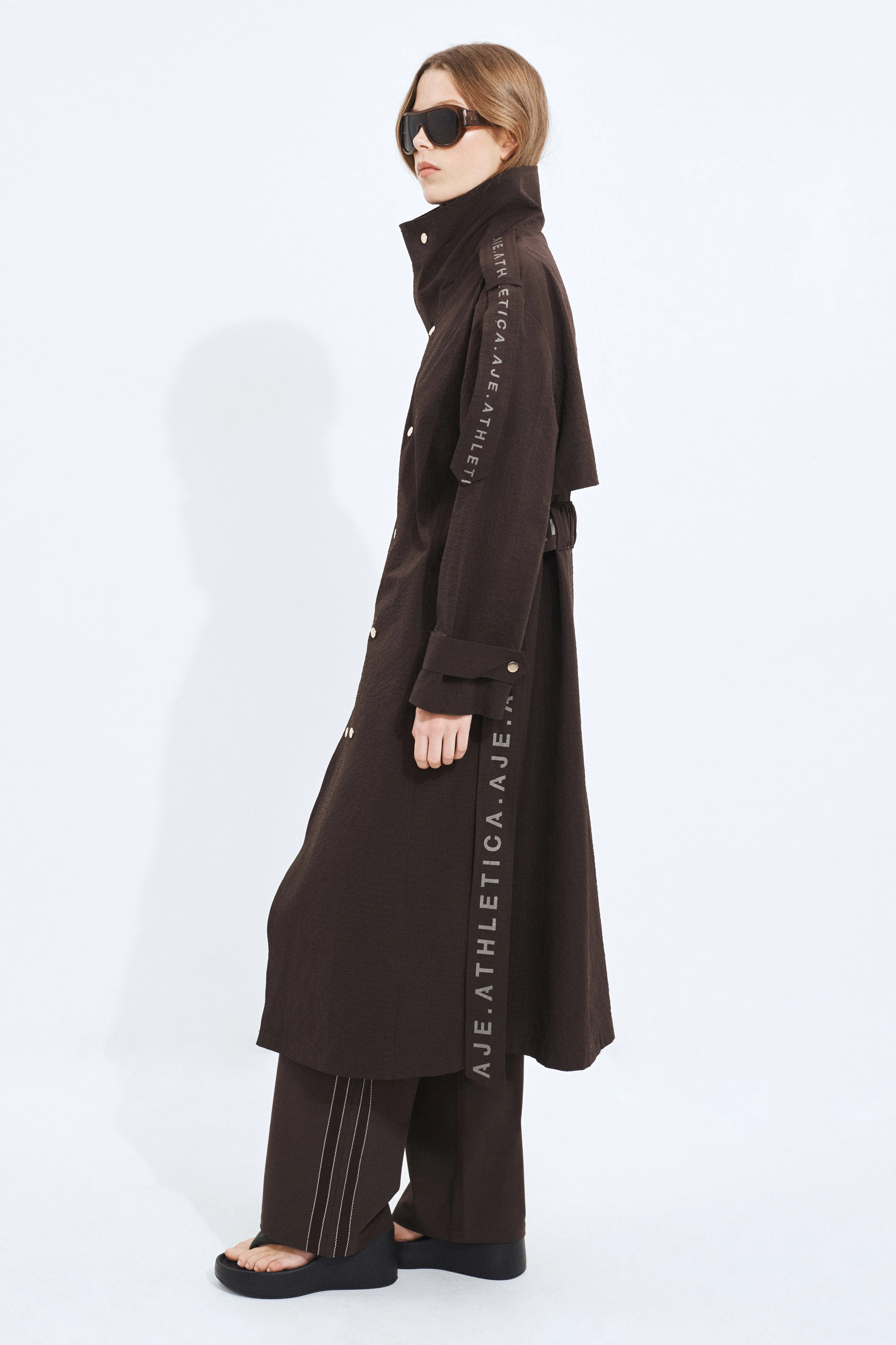 Textured AA Trench Coat sold by Aje product image thumbnail 4