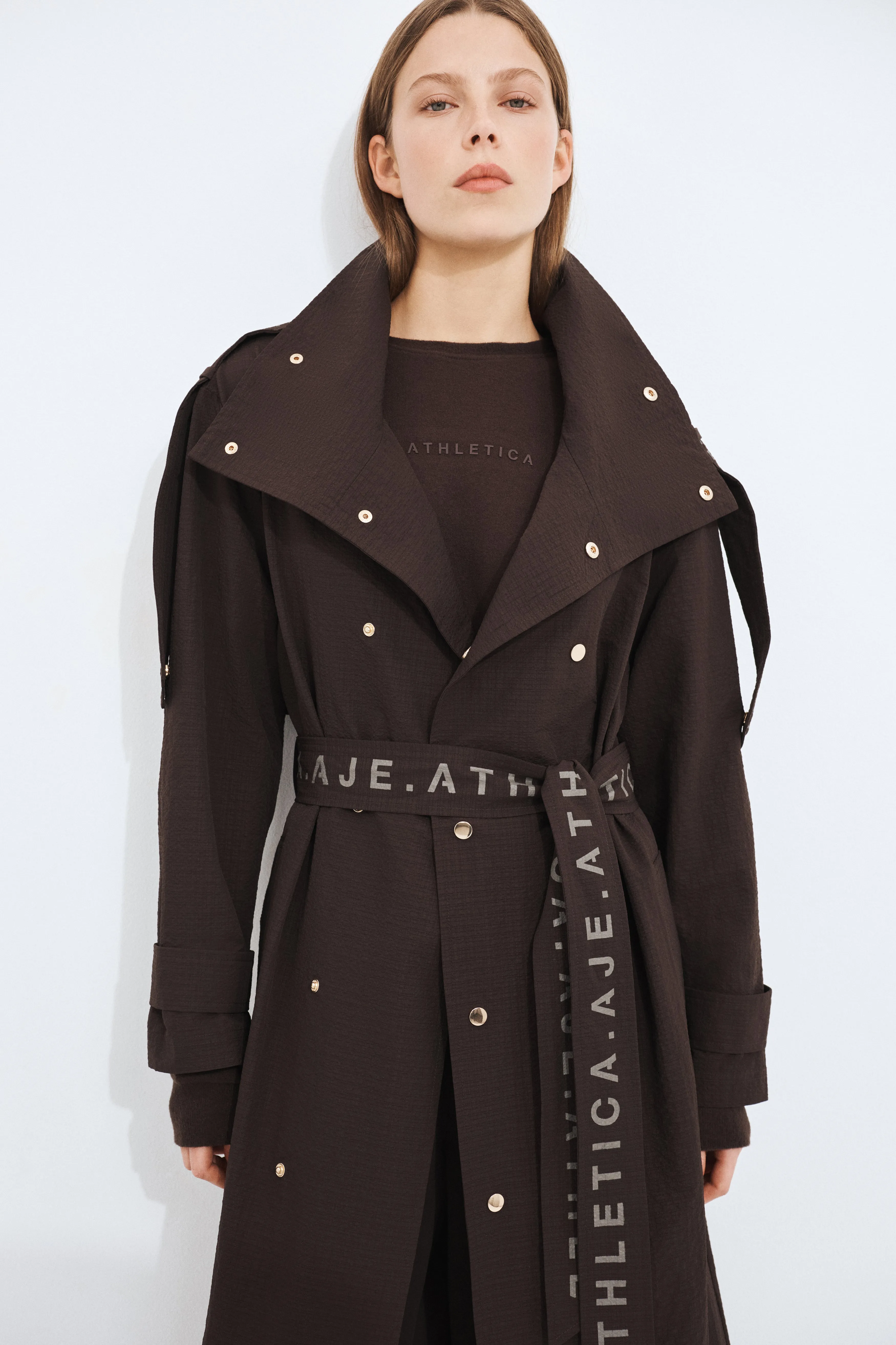 Textured AA Trench Coat sold by Aje product image thumbnail 3