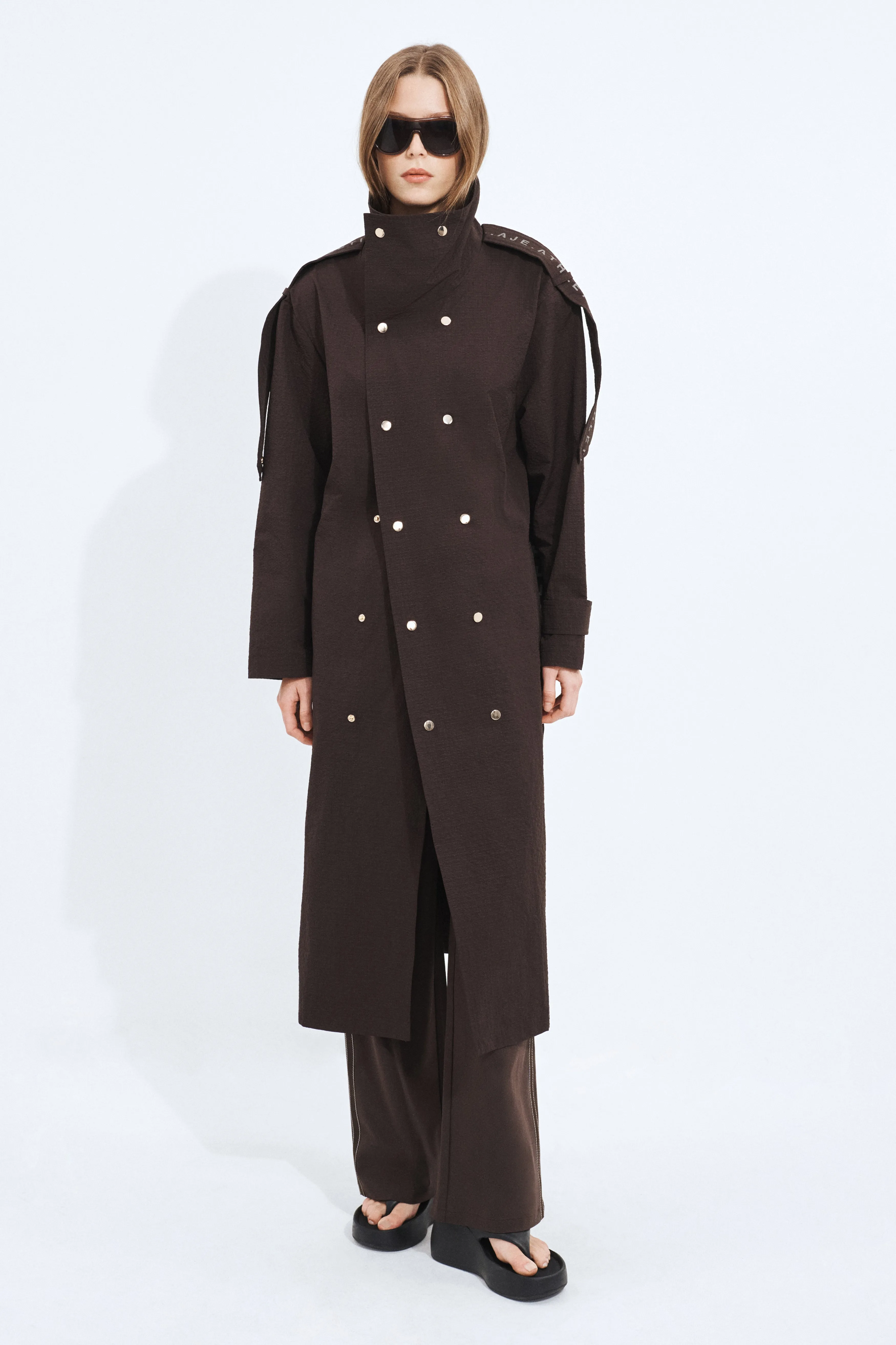 Textured AA Trench Coat sold by Aje product image thumbnail 2