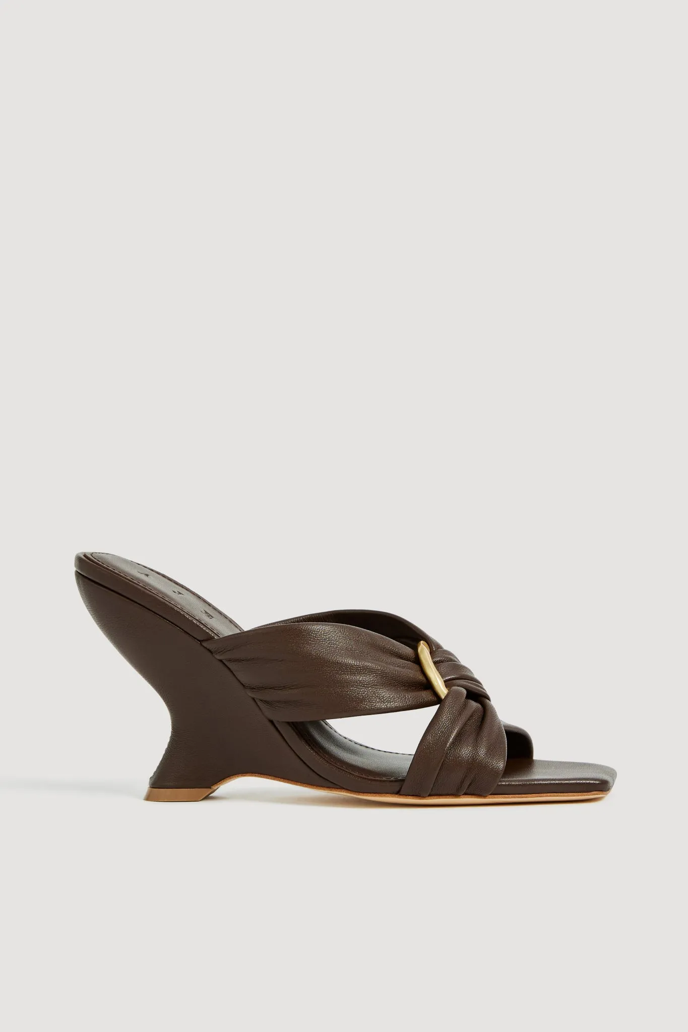 Alina Wedge Mule sold by Aje