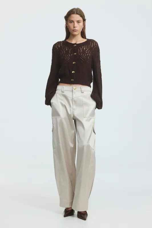 Ardena Satin Cargo Pant made by Aje