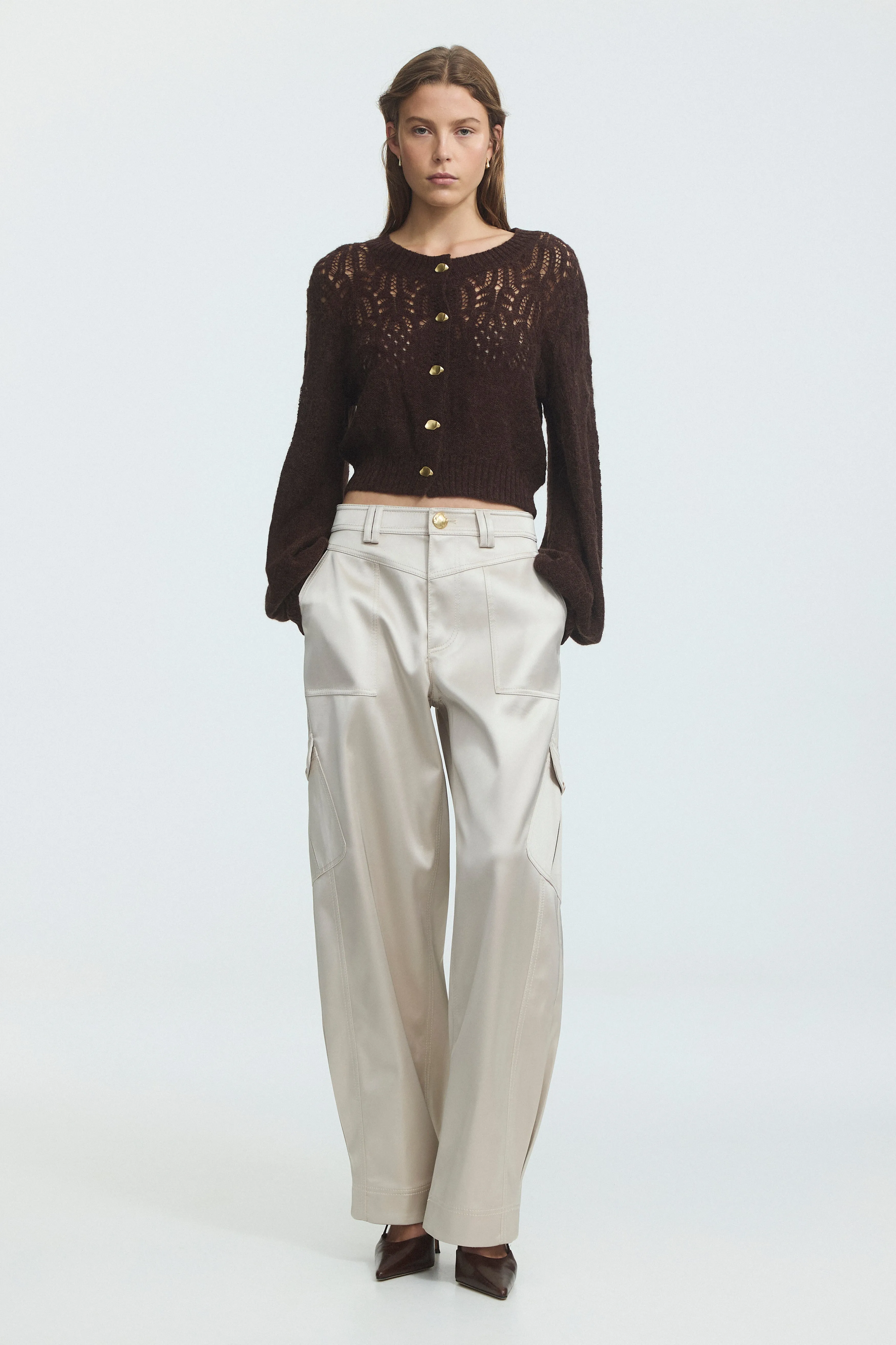 Ardena Satin Cargo Pant sold by Aje