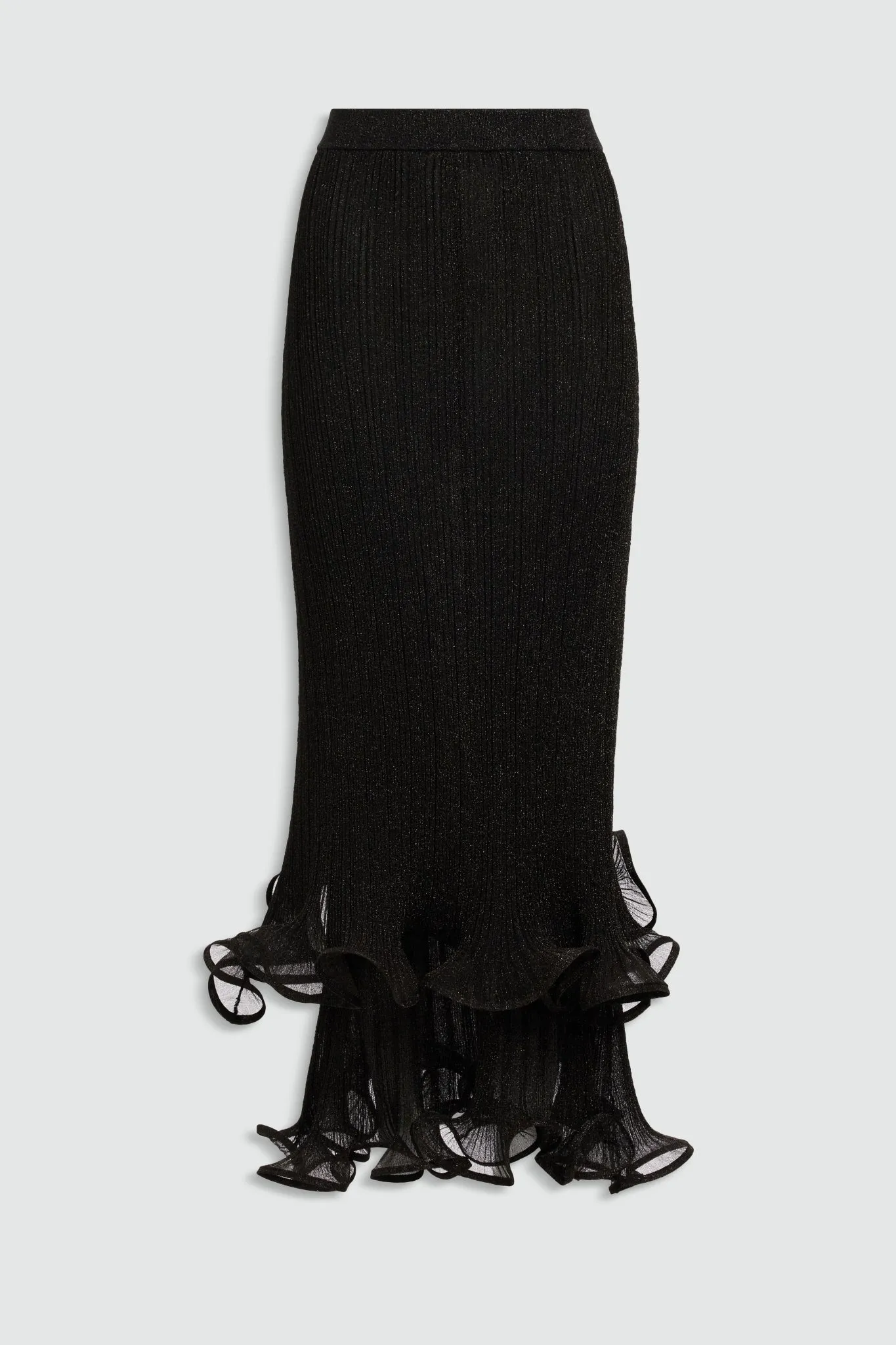 Agata Ruffle Knit Midi Skirt sold by Aje product image thumbnail 2