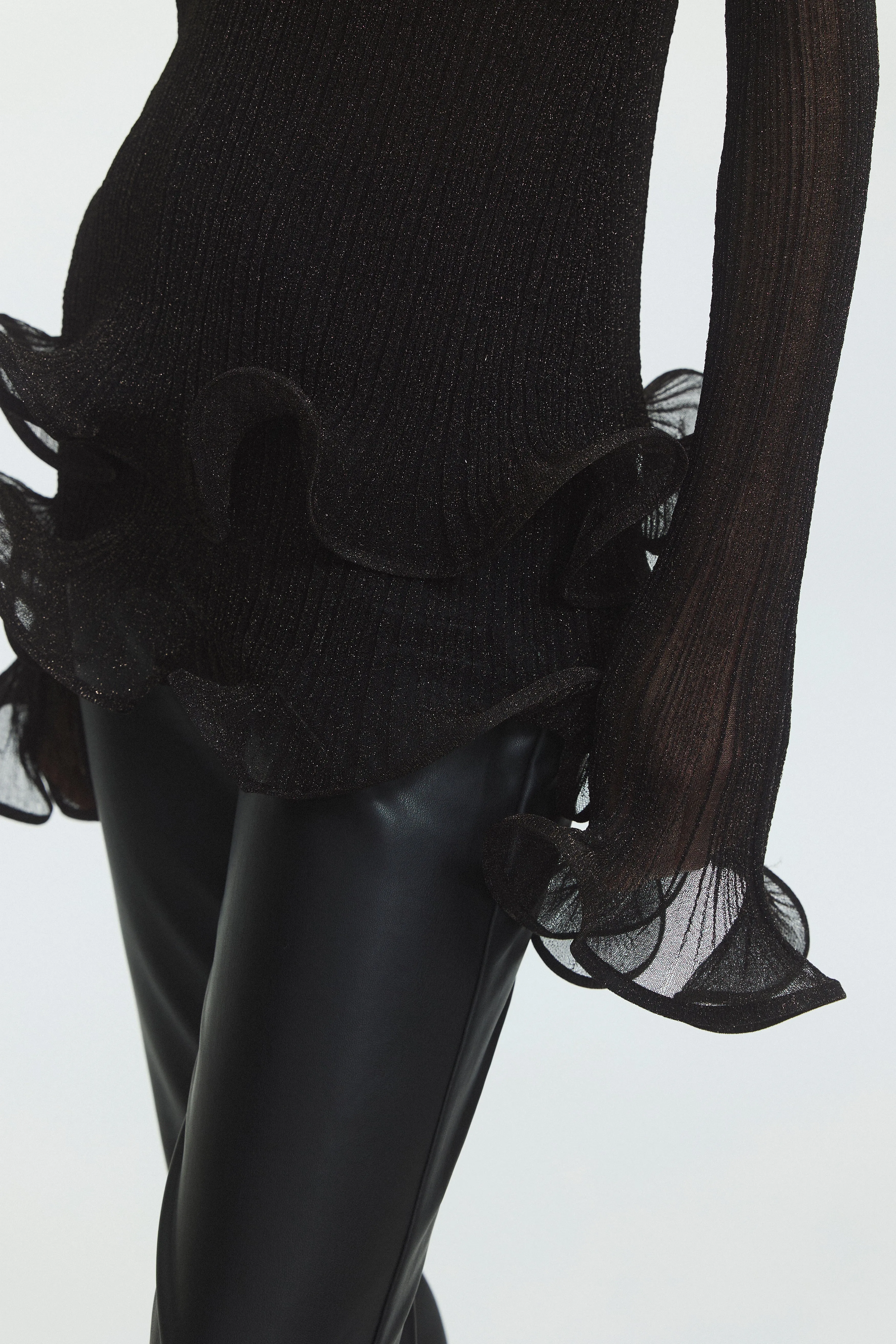 Agata Ruffle Knit Top sold by Aje product image thumbnail 3