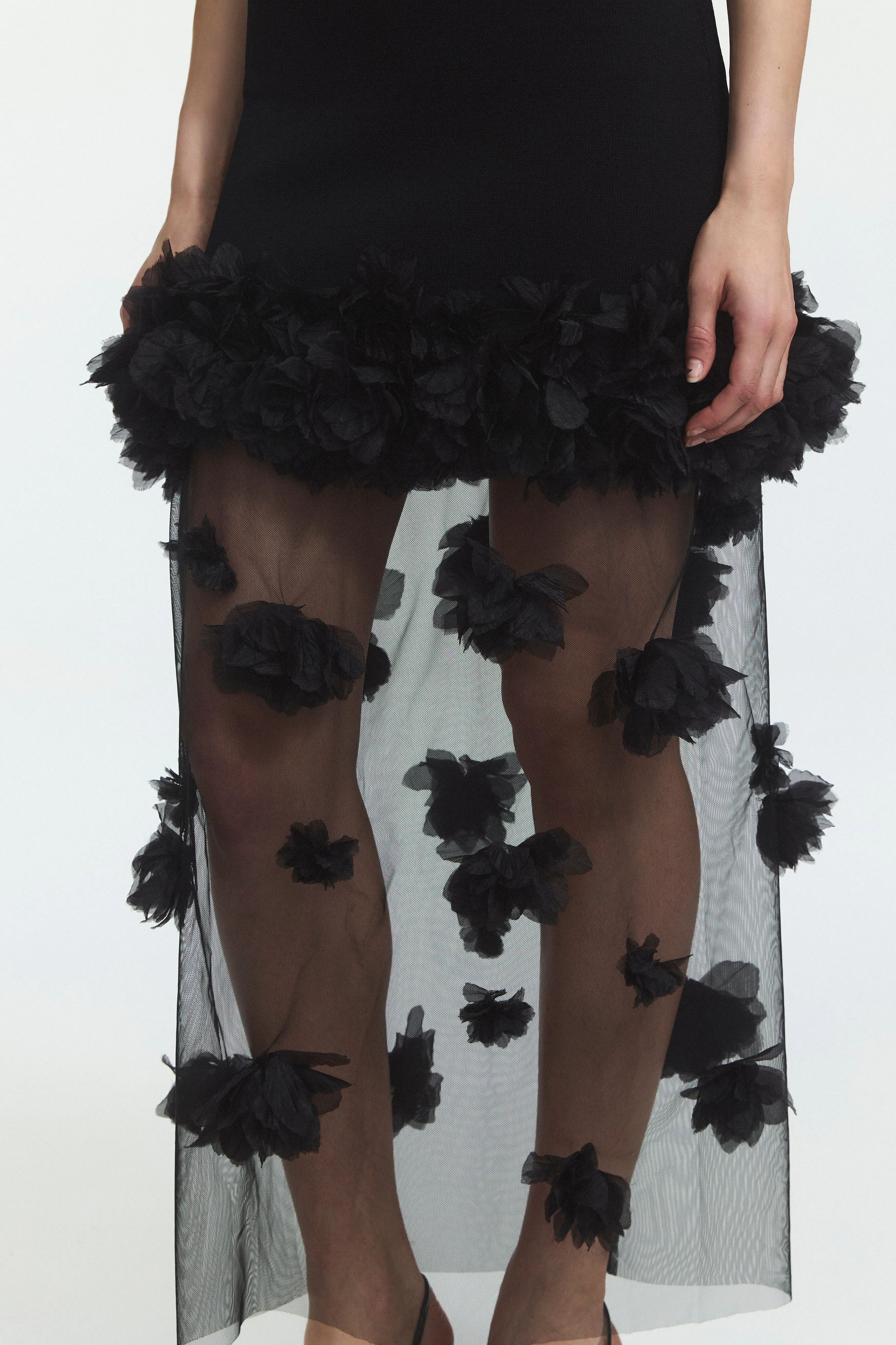 Fleura Knit Midi Skirt sold by Aje product image thumbnail 4
