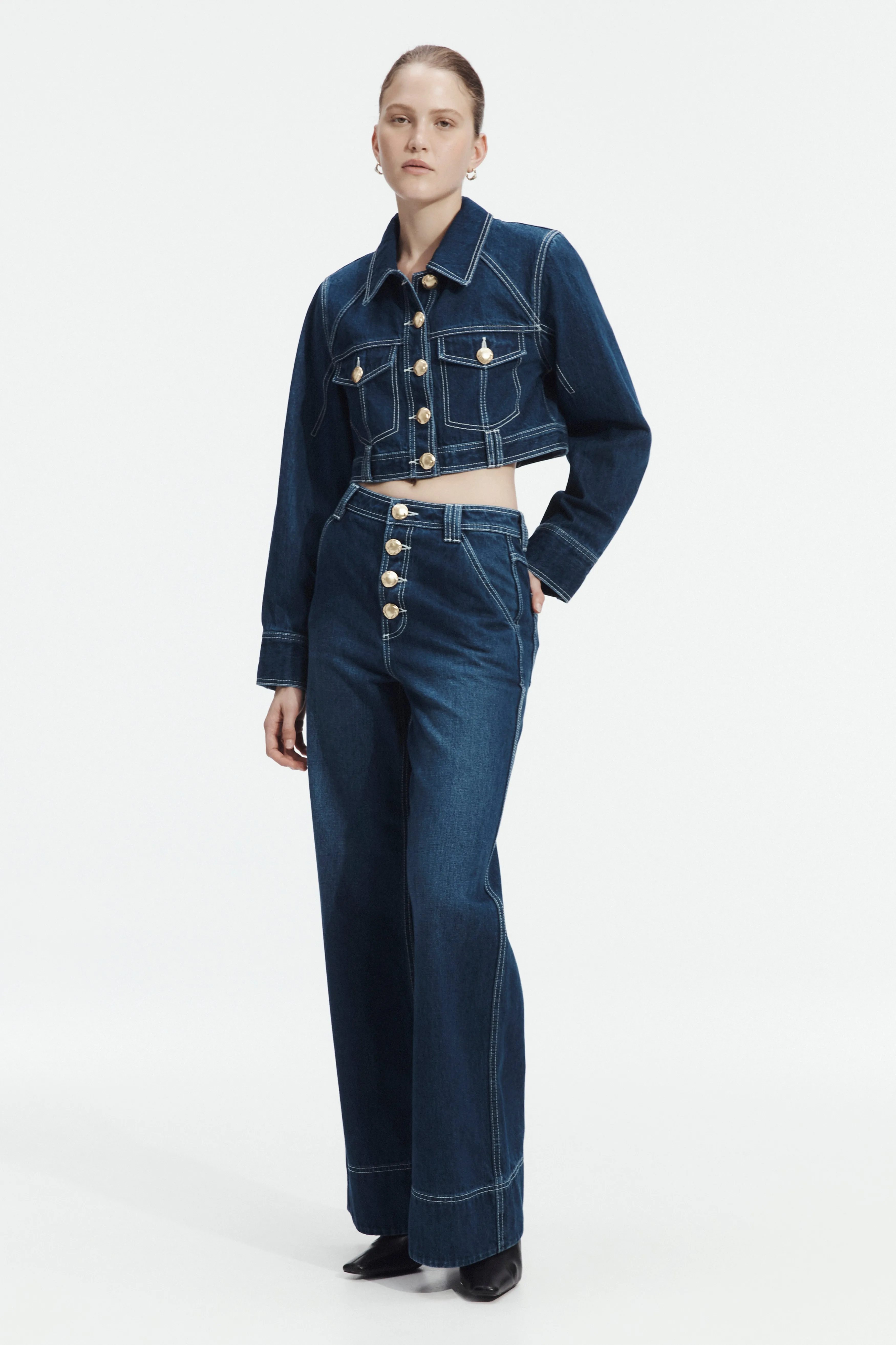 Rylee Denim Jacket sold by Aje