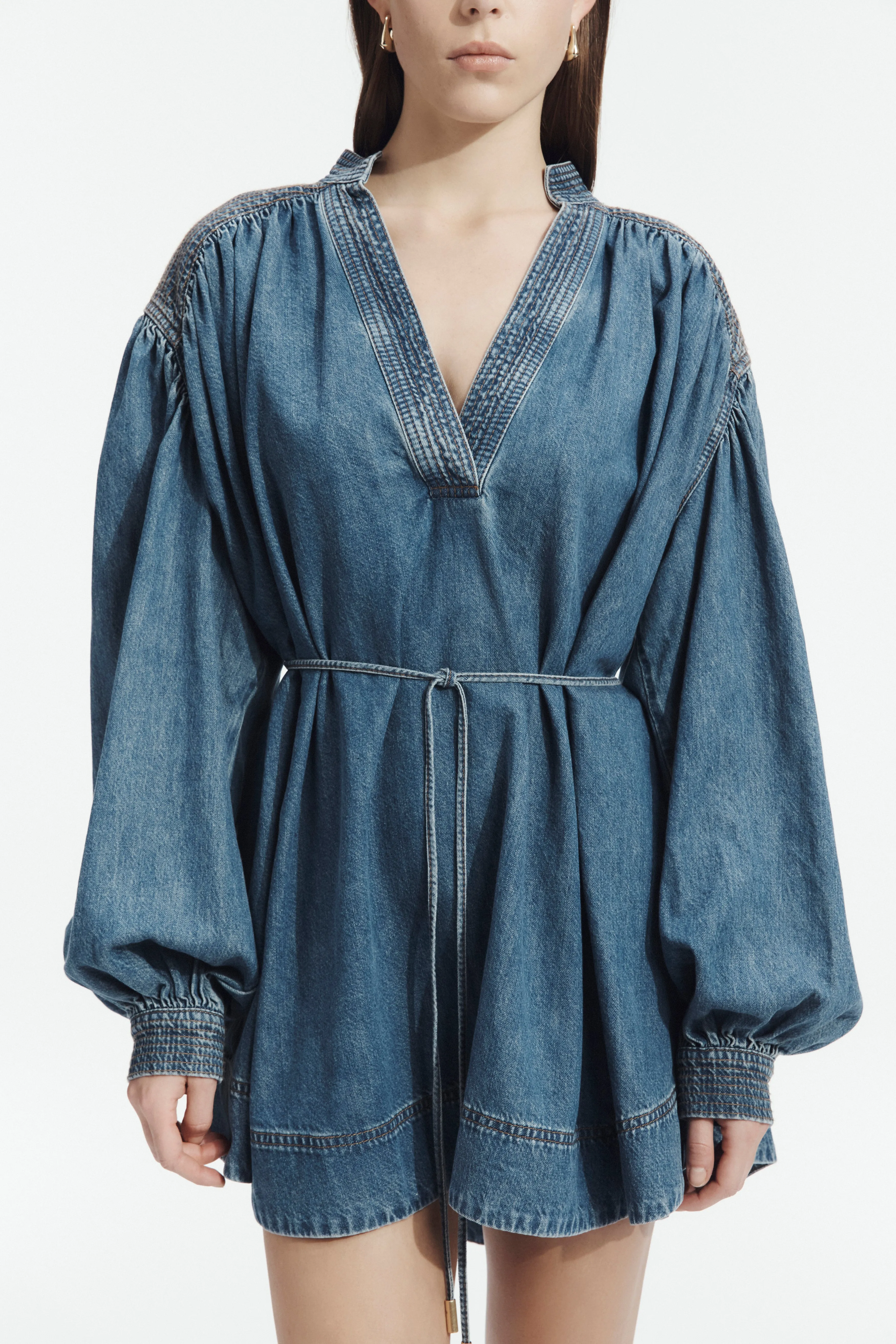 Viva Denim Mini Dress sold by Aje product image thumbnail 3