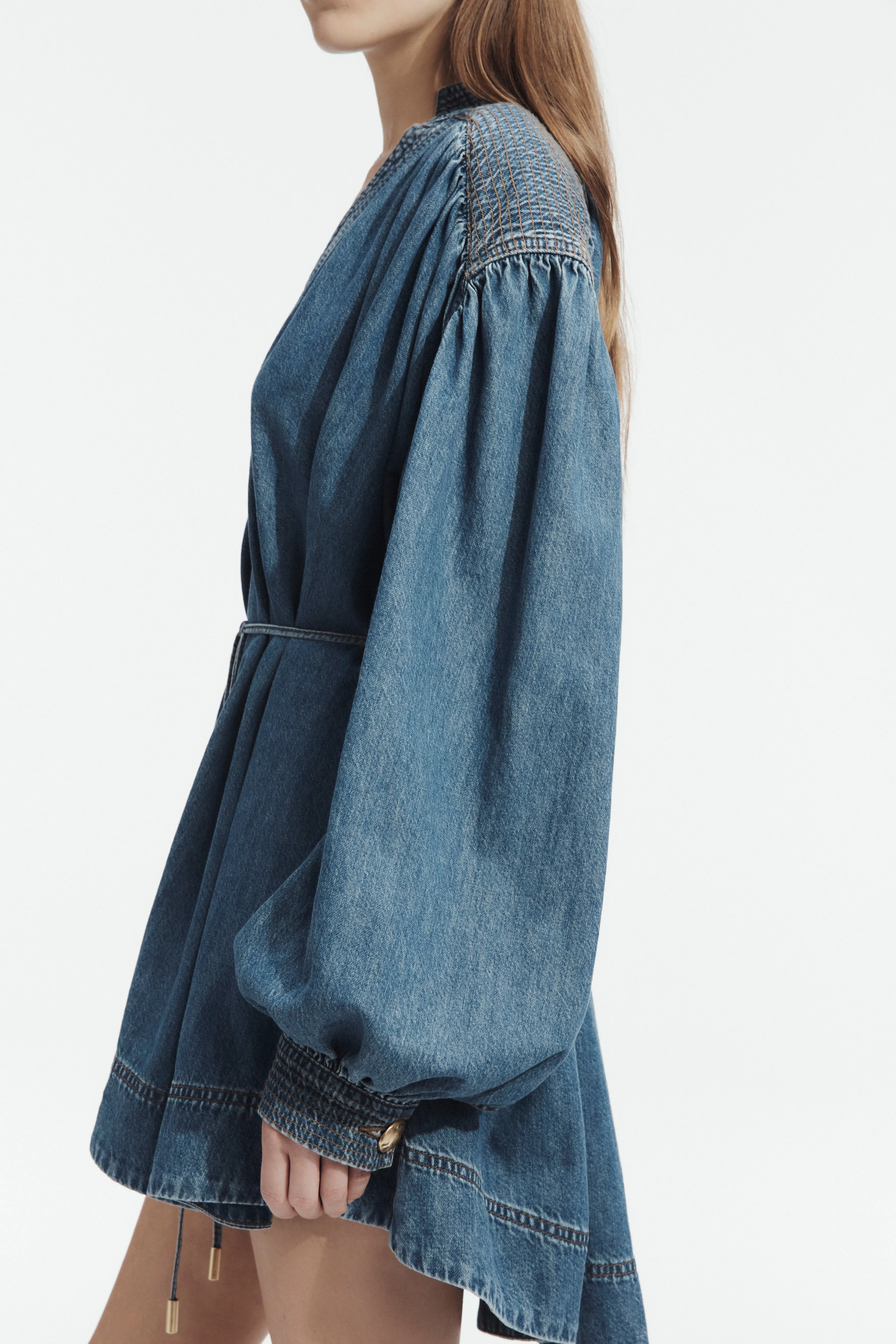 Viva Denim Mini Dress sold by Aje product image thumbnail 4