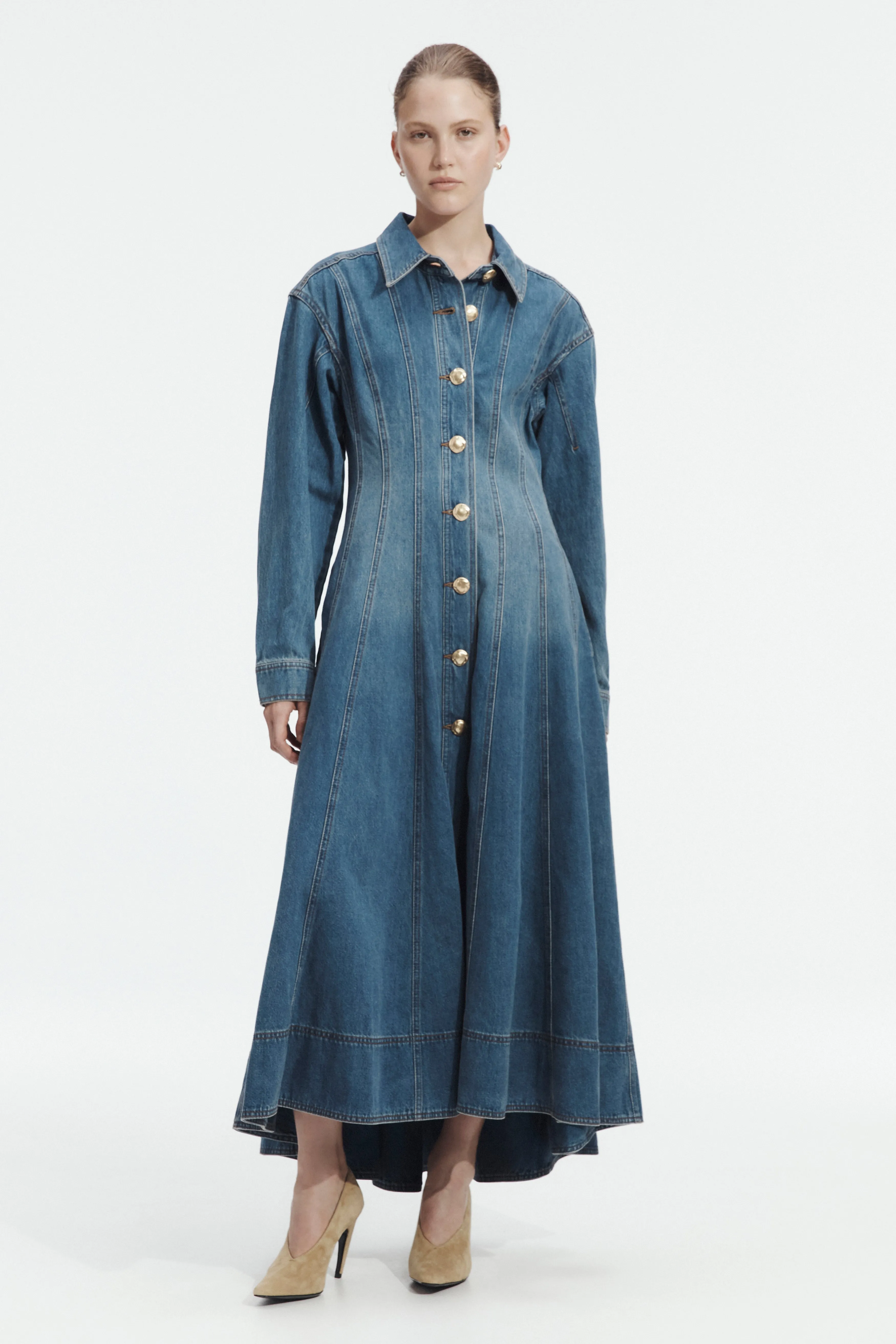 Viva Denim Midi Dress sold by Aje