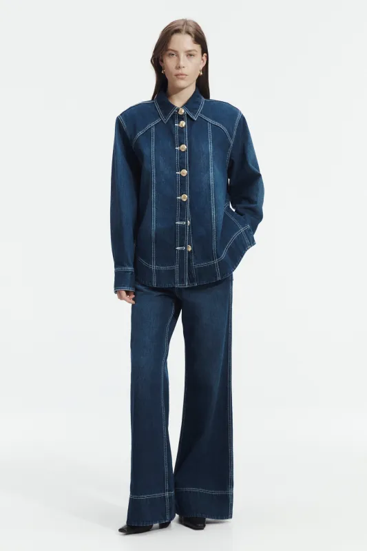 Rylee Denim Shirt made by Aje