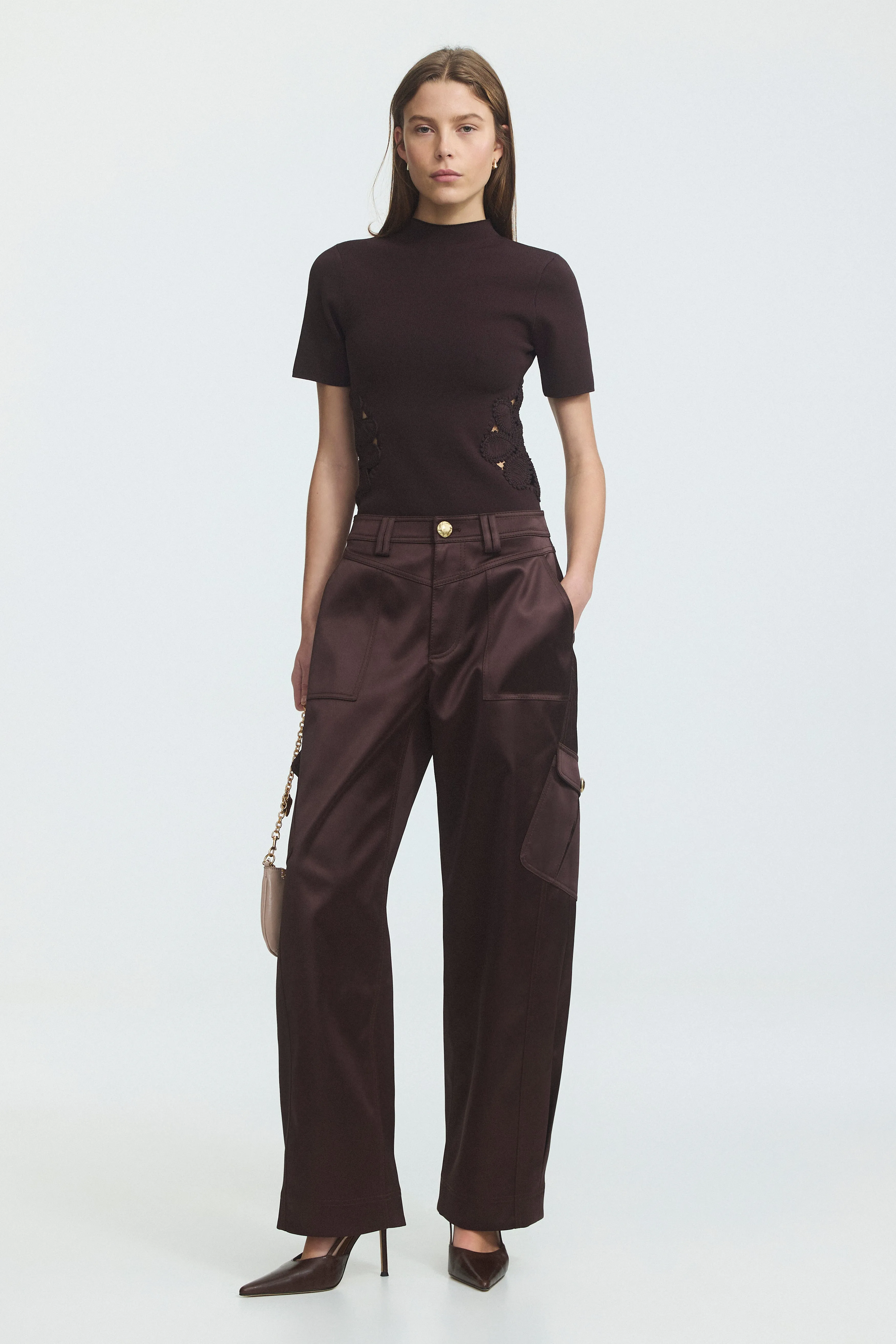Ardena Satin Cargo Pant sold by Aje