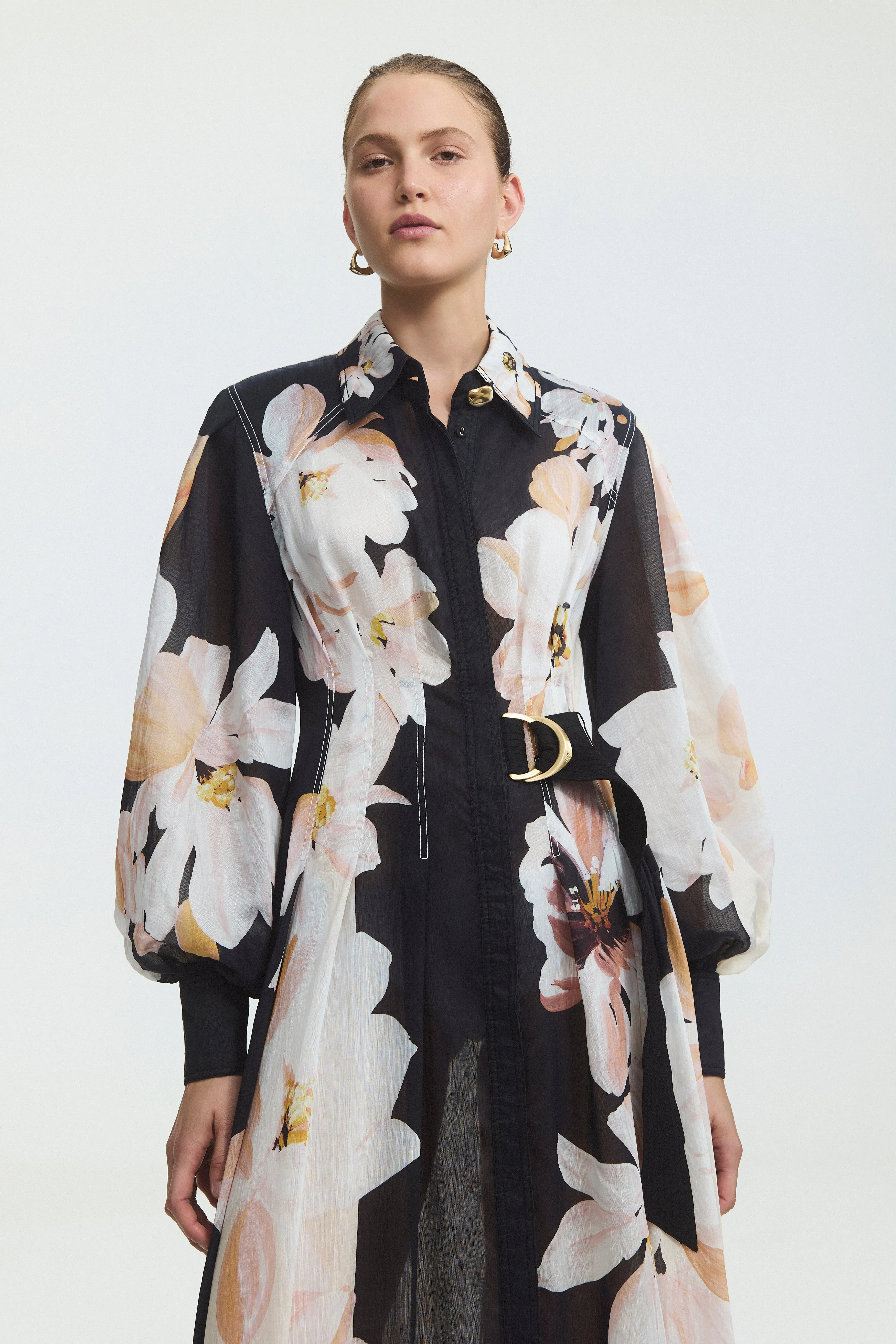 Rosanna Midi Shirt Dress sold by Aje product image thumbnail 3