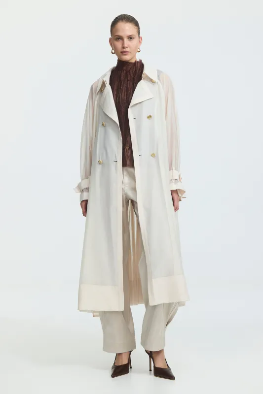 Whisper Trench Coat made by Aje