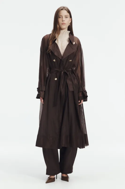 Whisper Trench Coat made by Aje